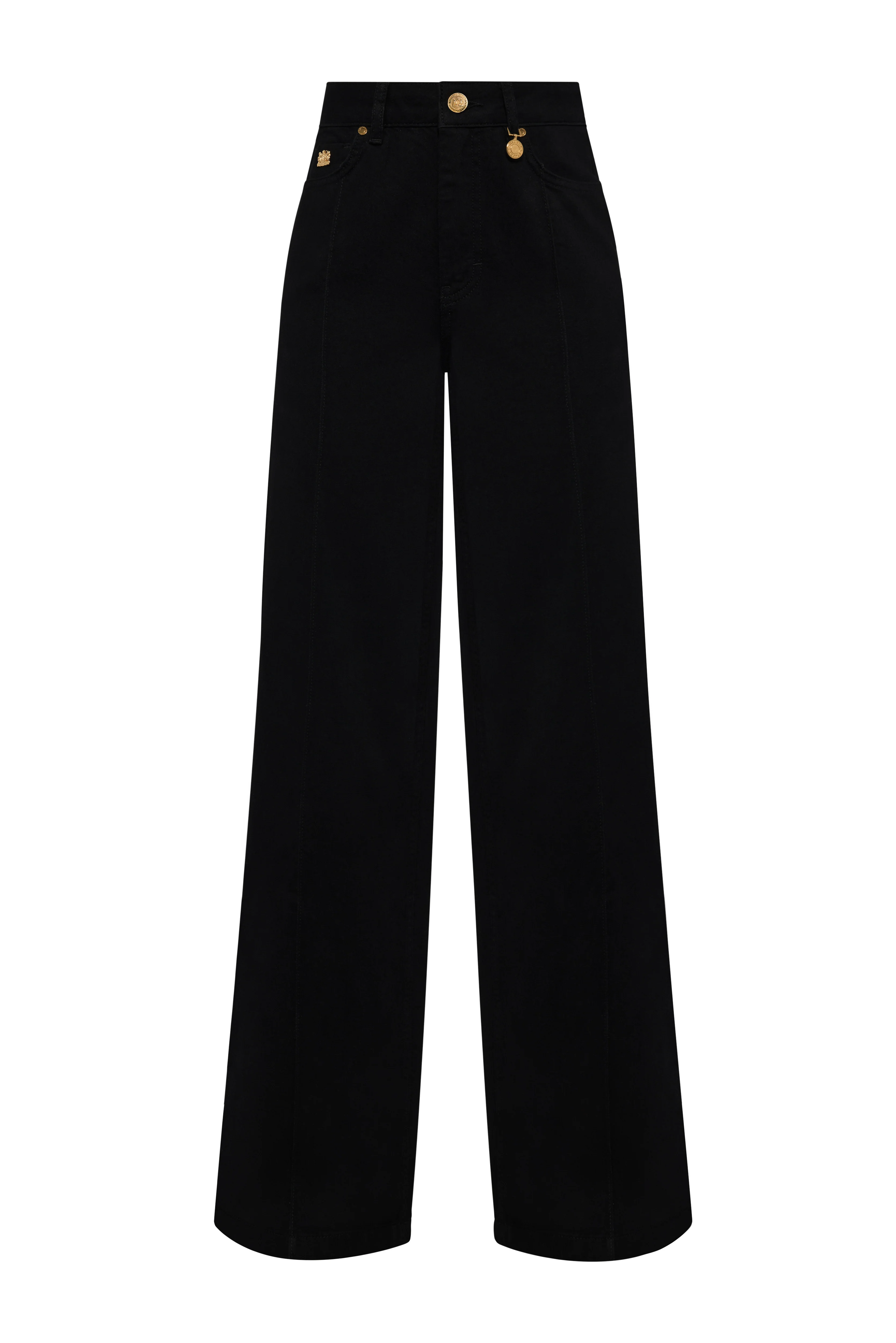Lily Wide Leg Jean (Black) - Image 4