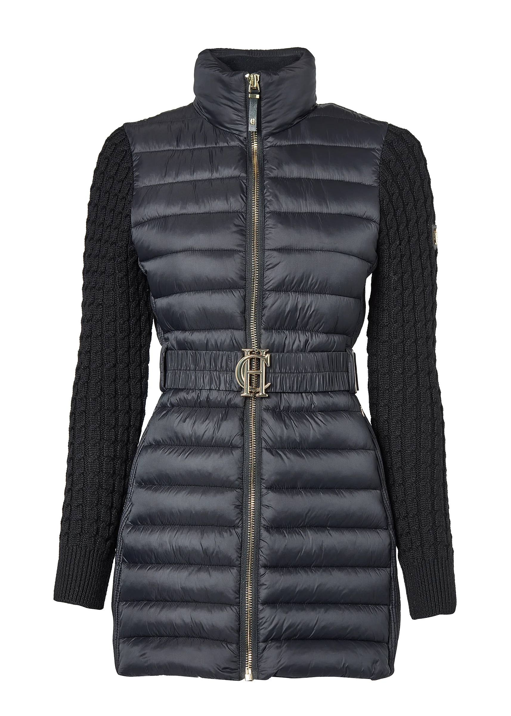 Linfold Hybrid Coat (Black) - Image 4