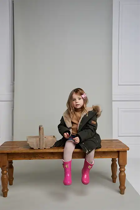 Little Montana Parka (Khaki Wax) - Image 5