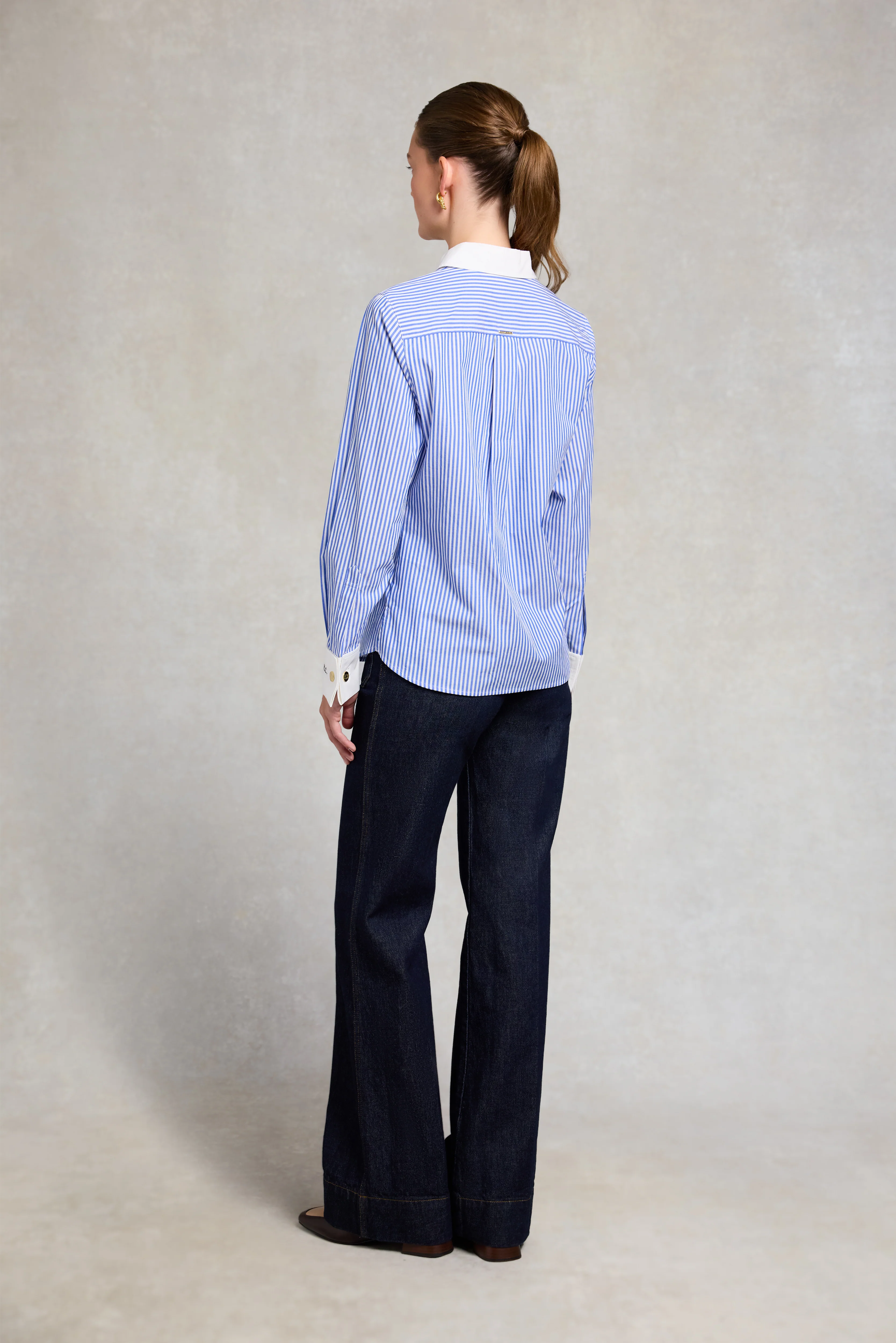 Louisa Shirt (Deep Blue Stripe) - Image 5