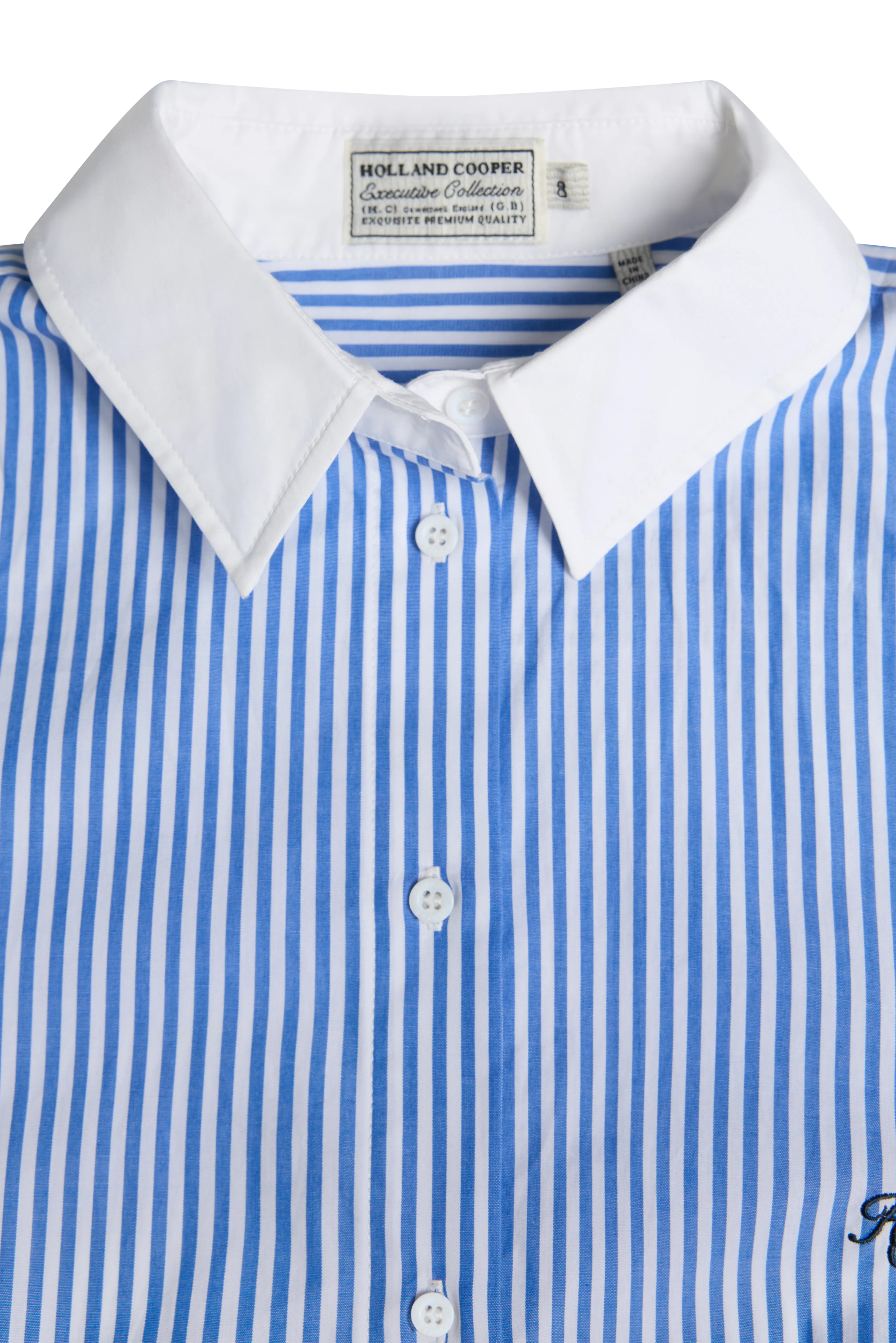 Louisa Shirt (Deep Blue Stripe) - Image 7