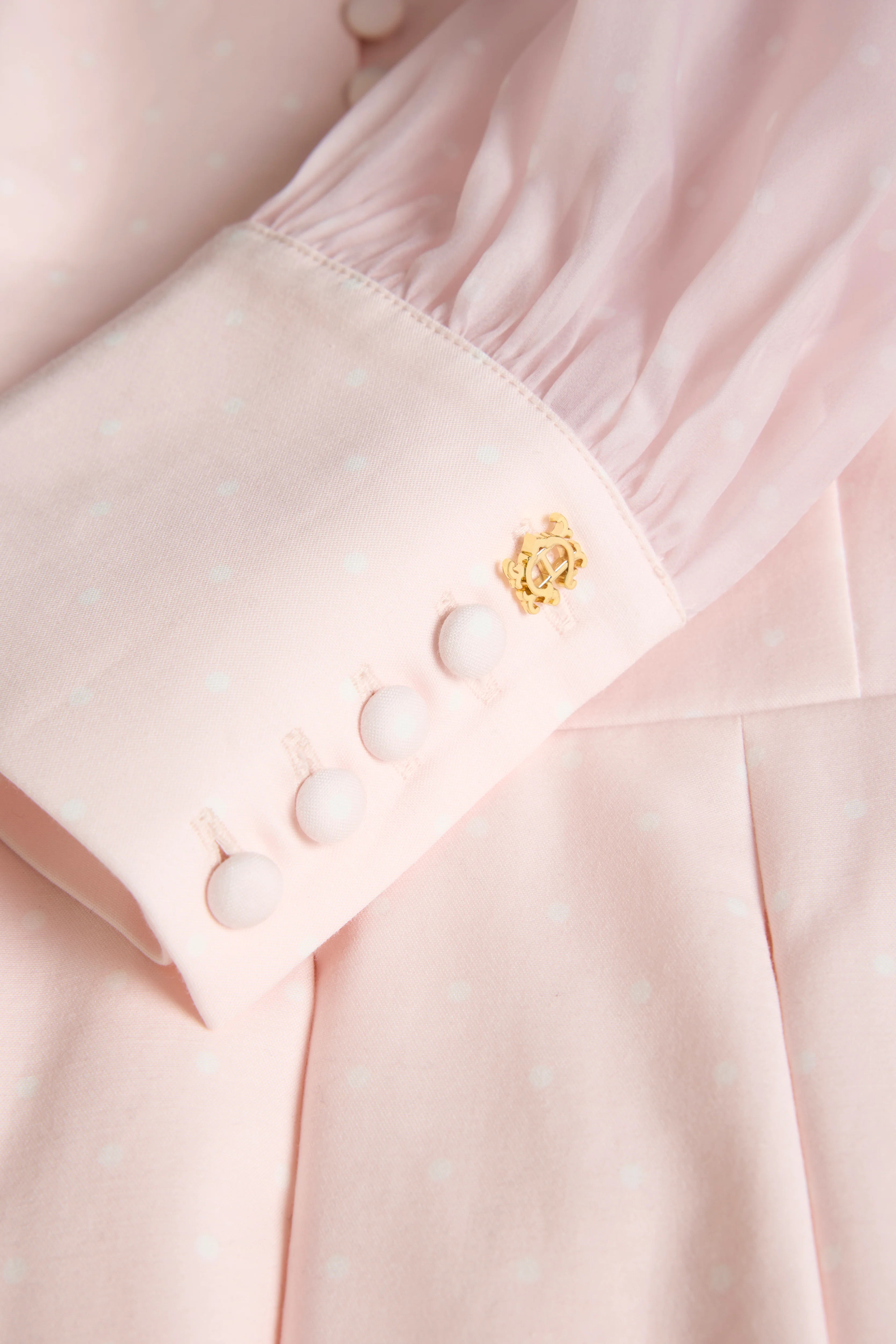 Lucie Dress (Blush Polka Dot) - Image 14