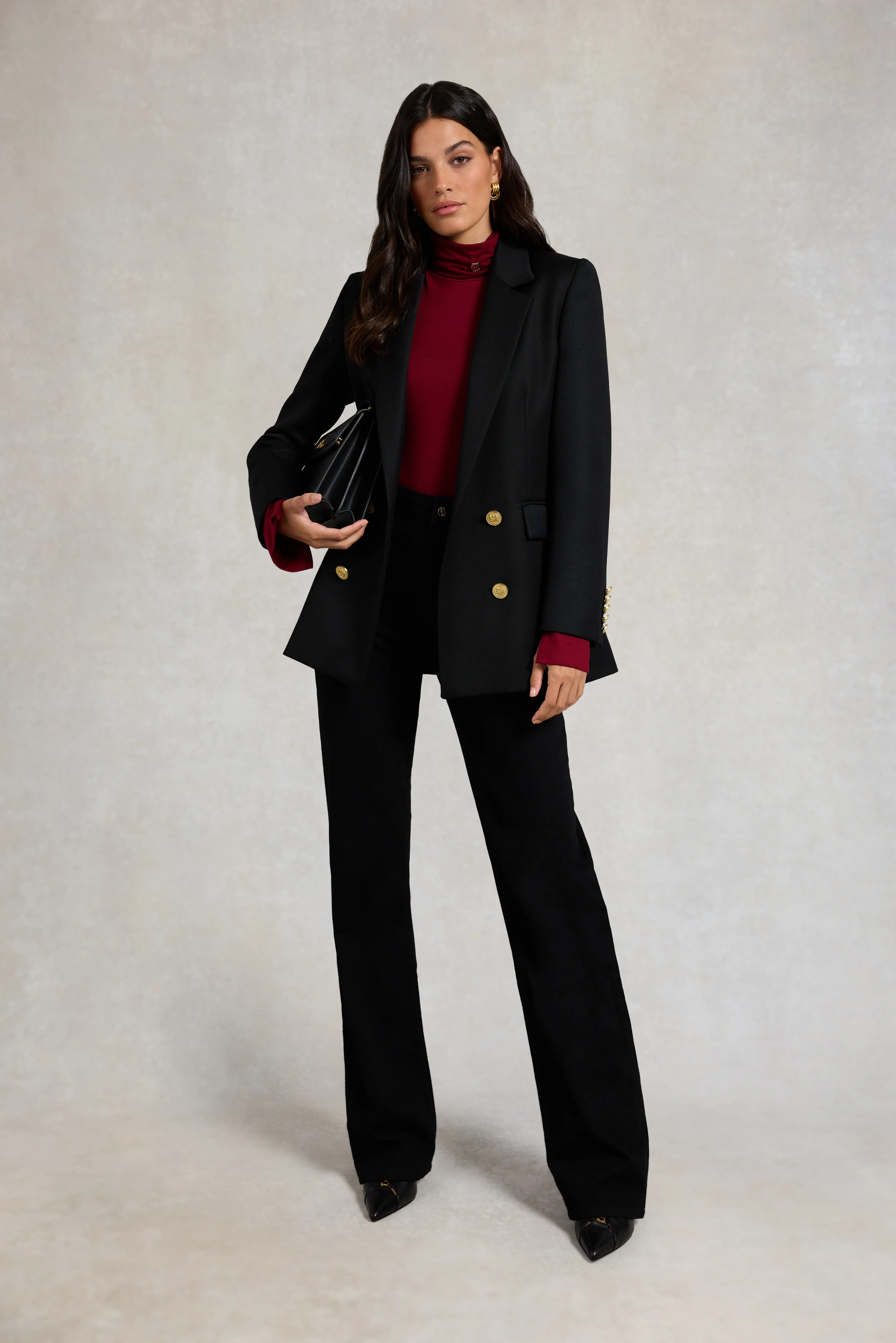 Lucy Essential Roll Neck (Wine) - Image 3