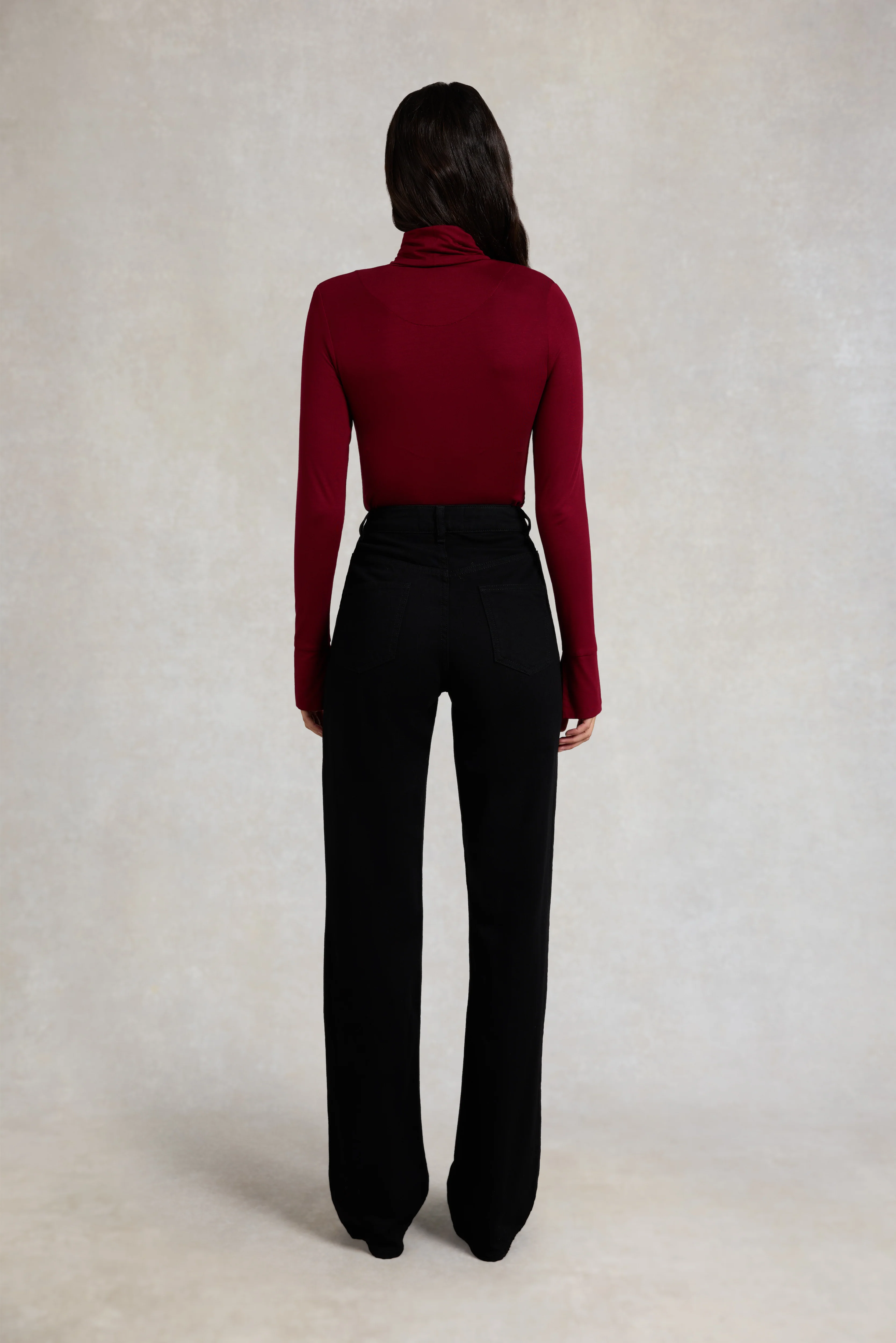 Lucy Essential Roll Neck (Wine) - Image 5