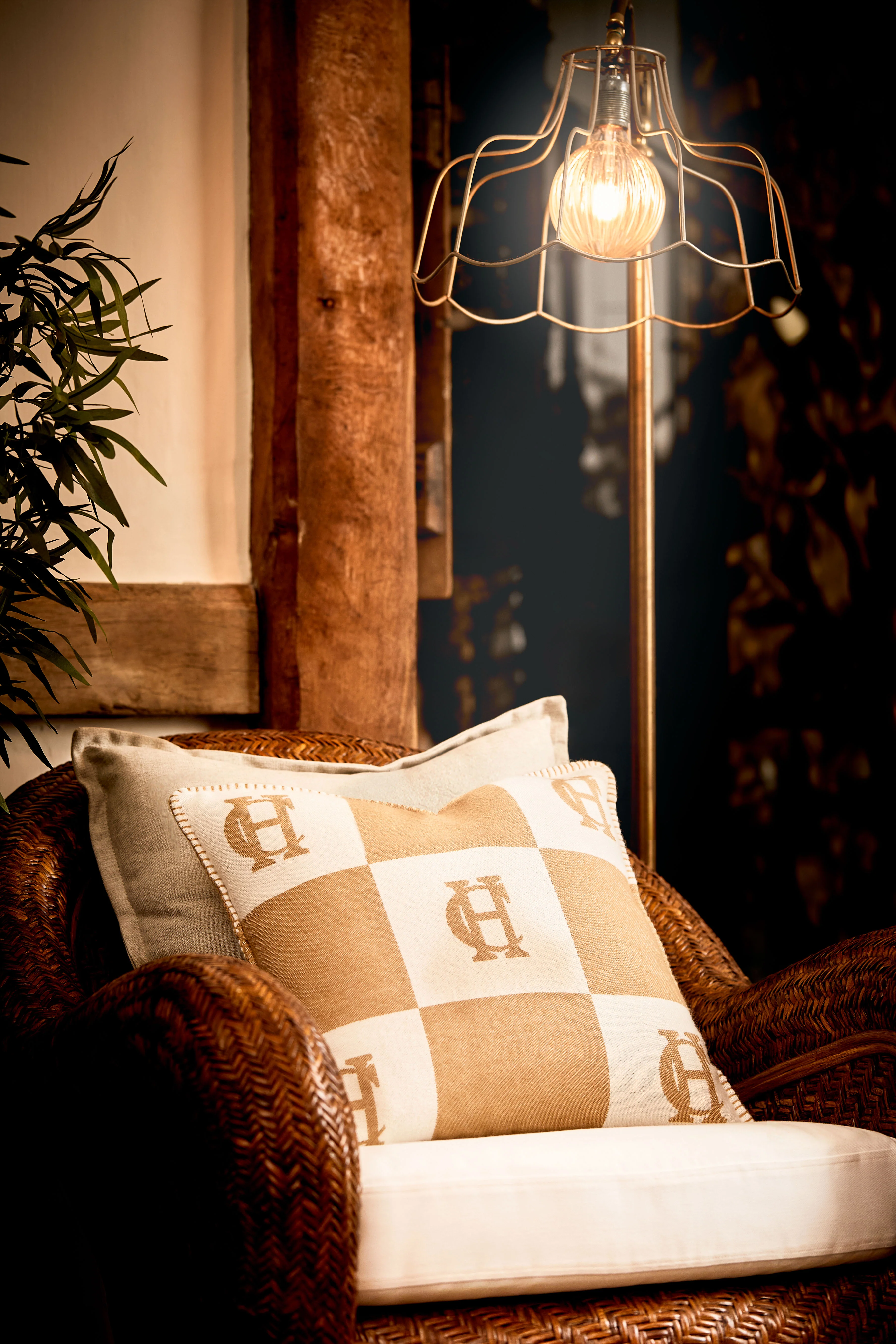 Luxury Cushion (Camel Cream) - Image 2