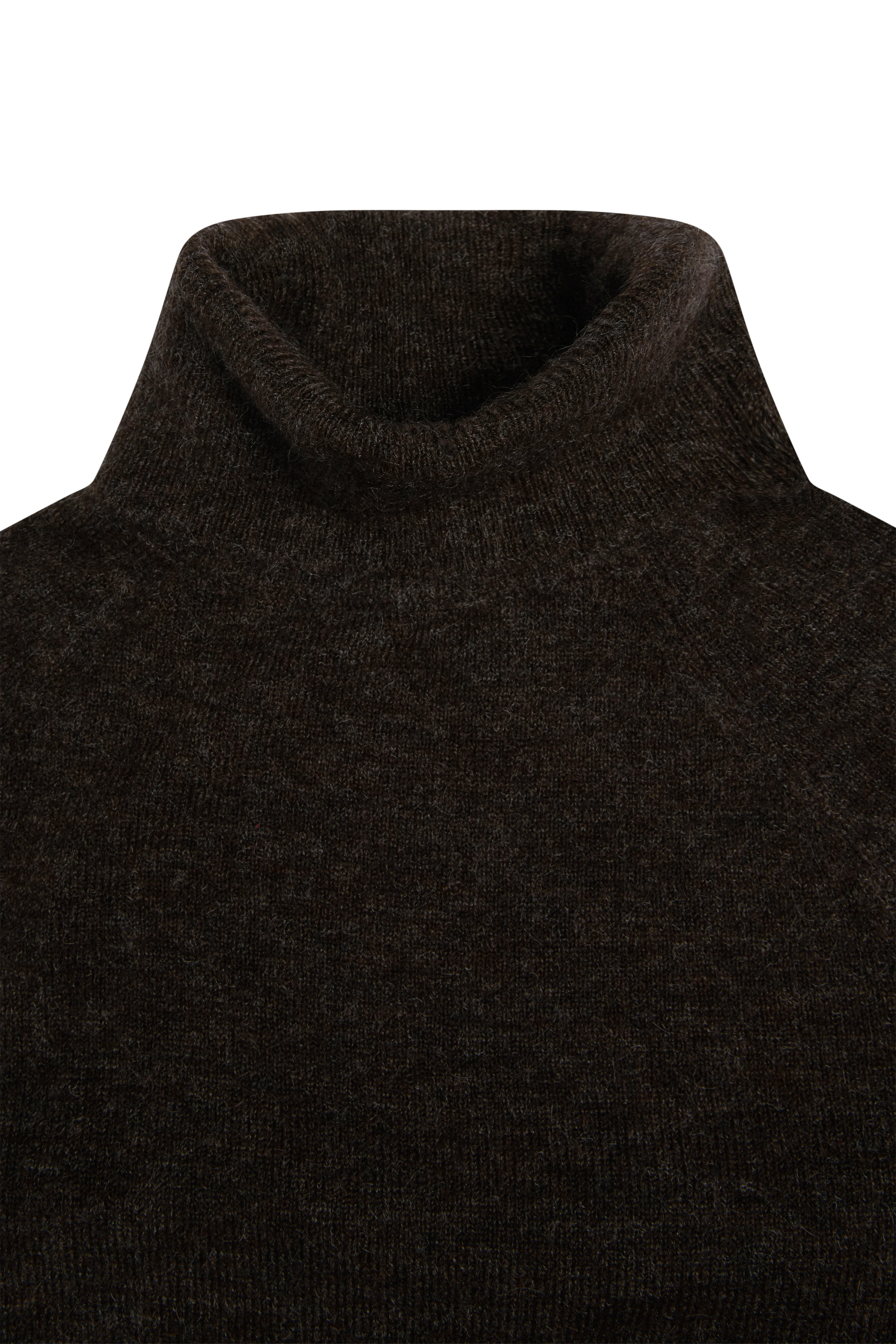 Maisie Roll Neck Knit (Chocolate) - Image 7
