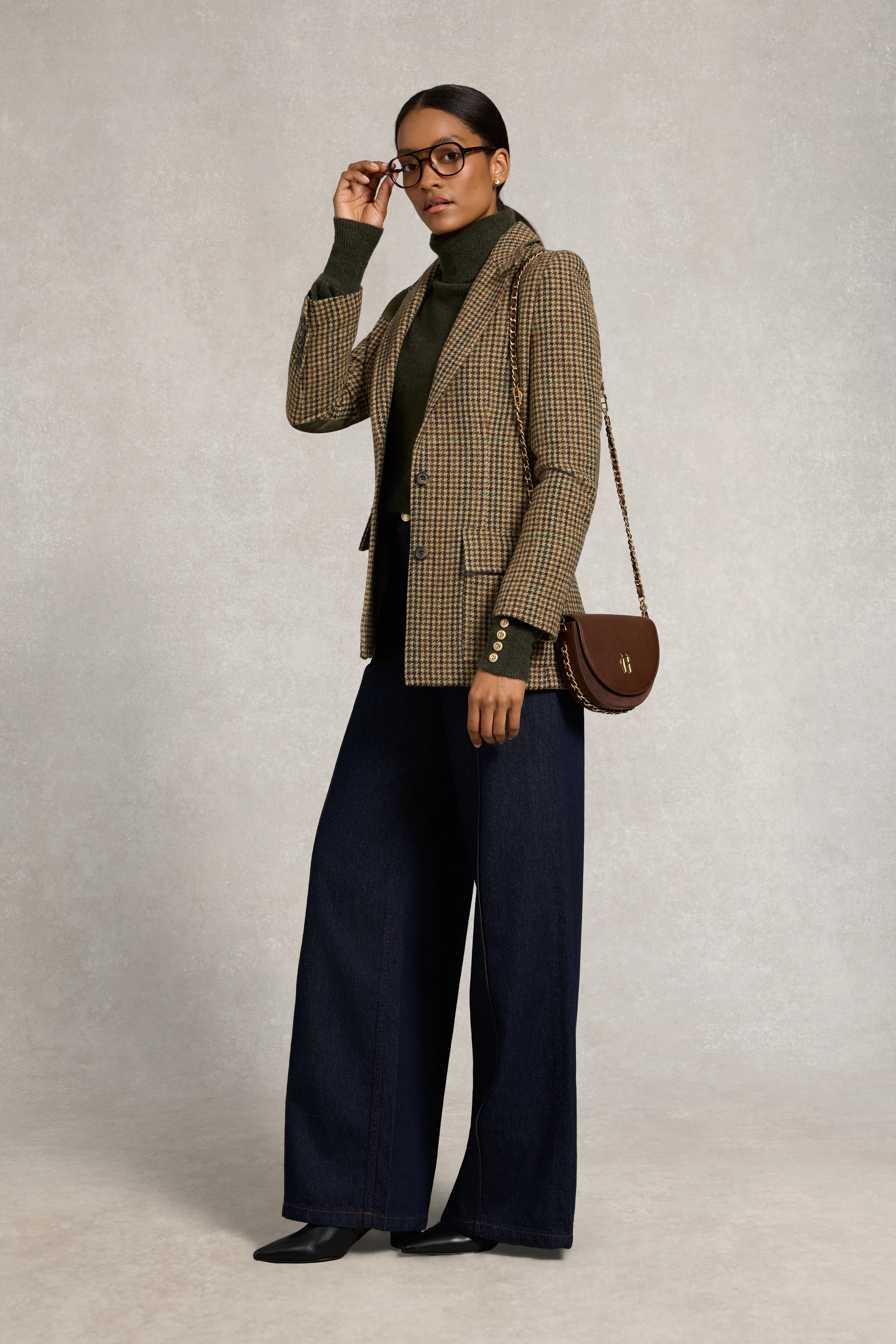 Maisie Roll Neck Knit (Forest Green) - Image 3
