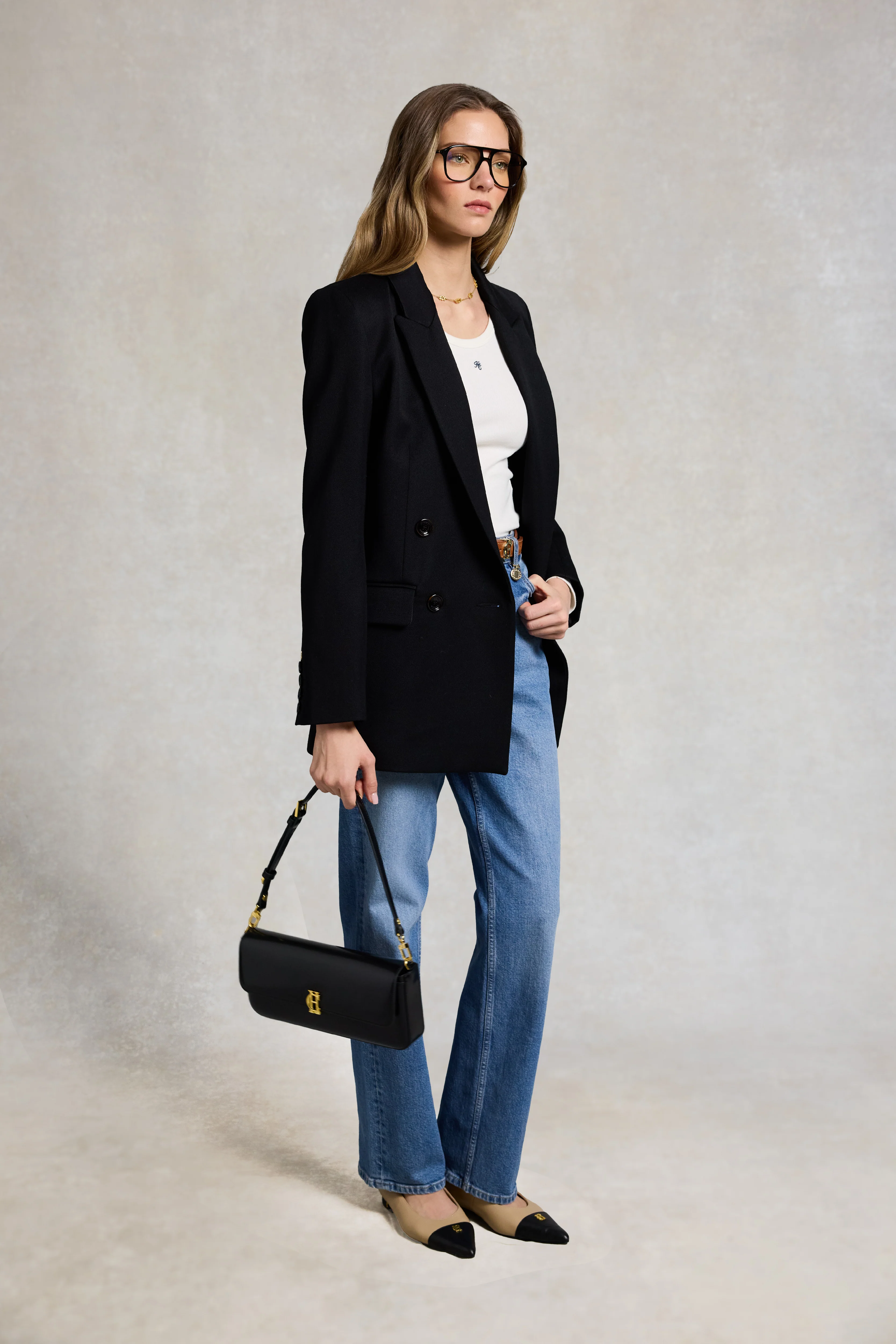 Marais Shoulder Bag (Black) - Image 4
