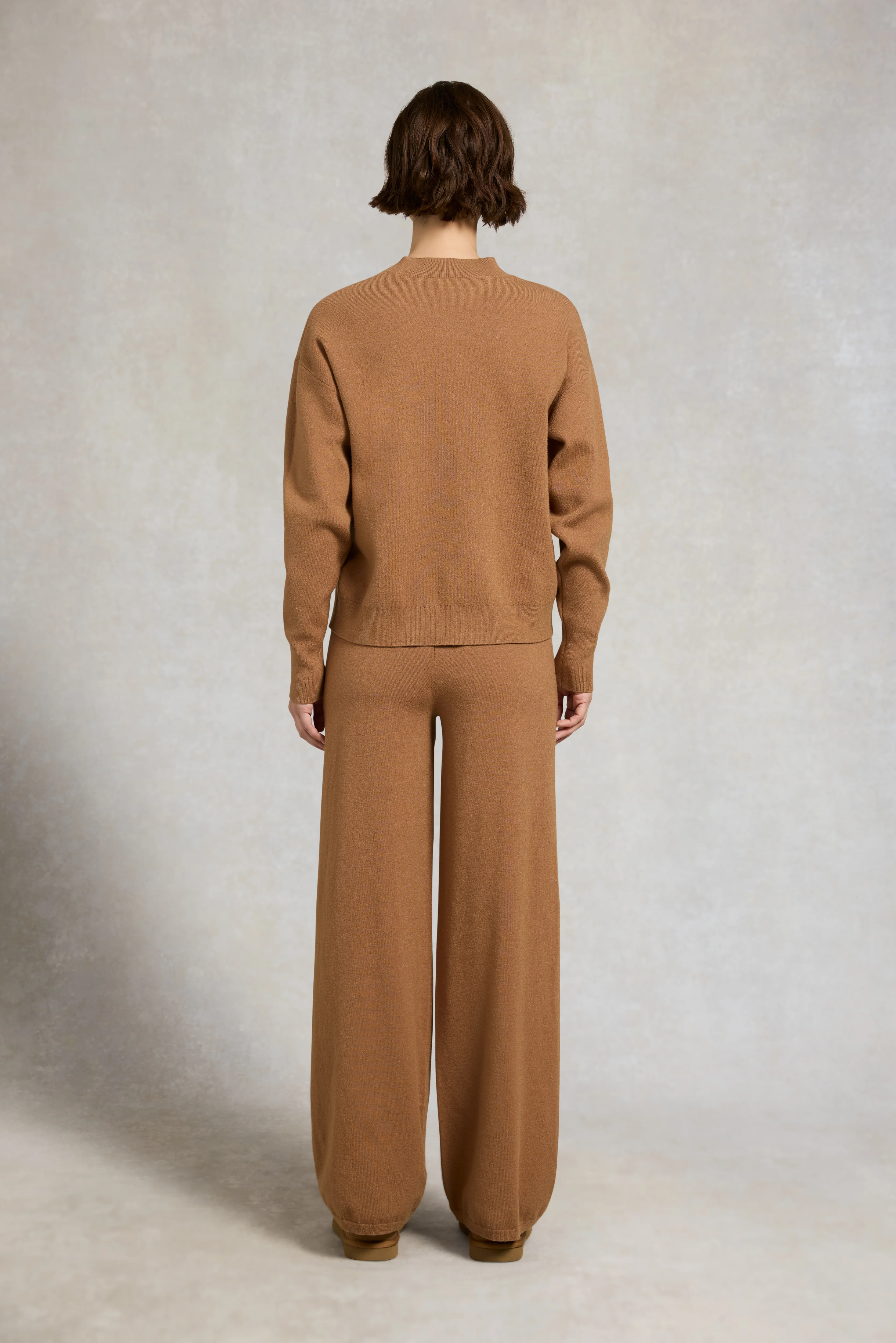 Maria Crew Neck Knit (Caramel) - Image 5