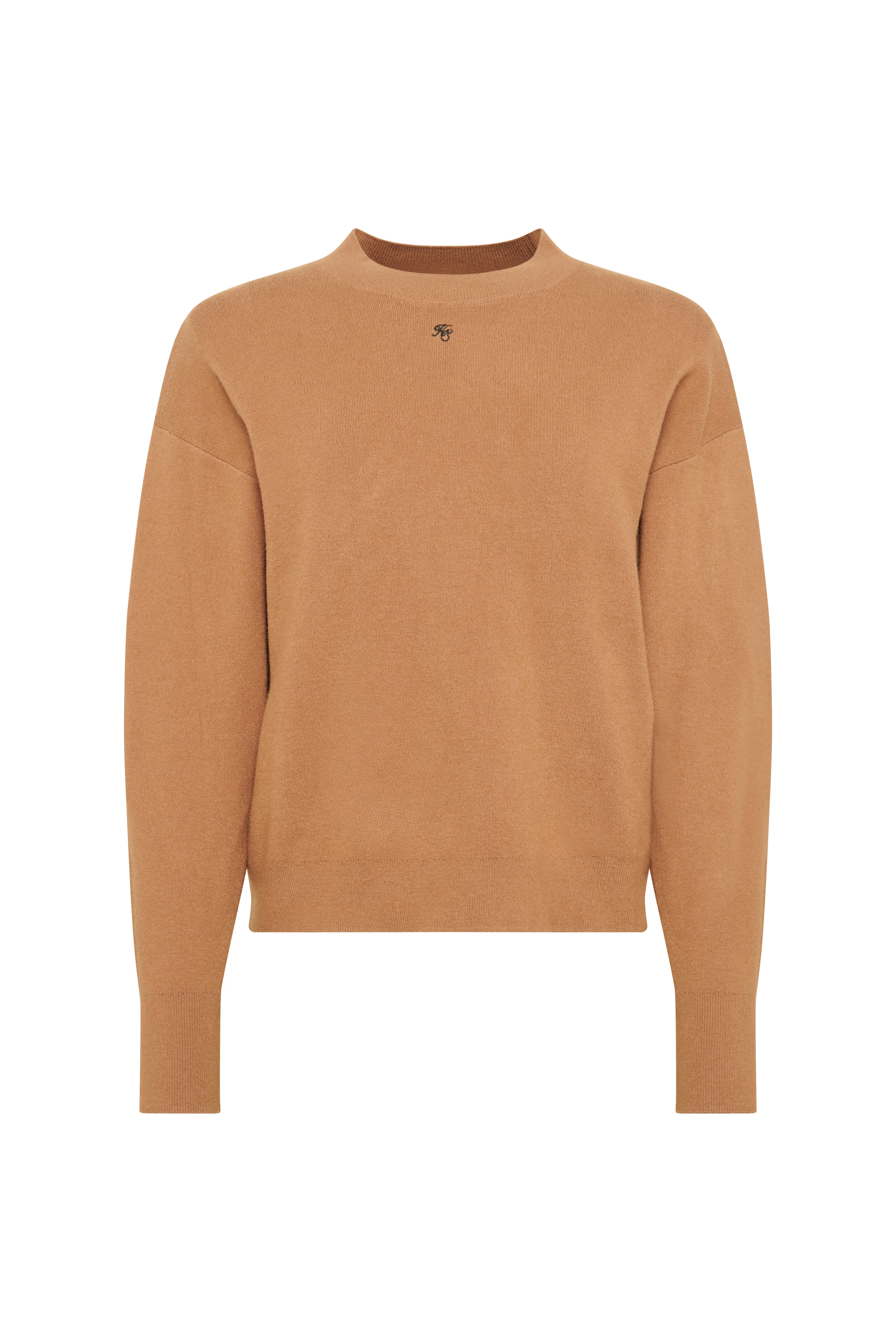 Maria Crew Neck Knit (Caramel) - Image 7
