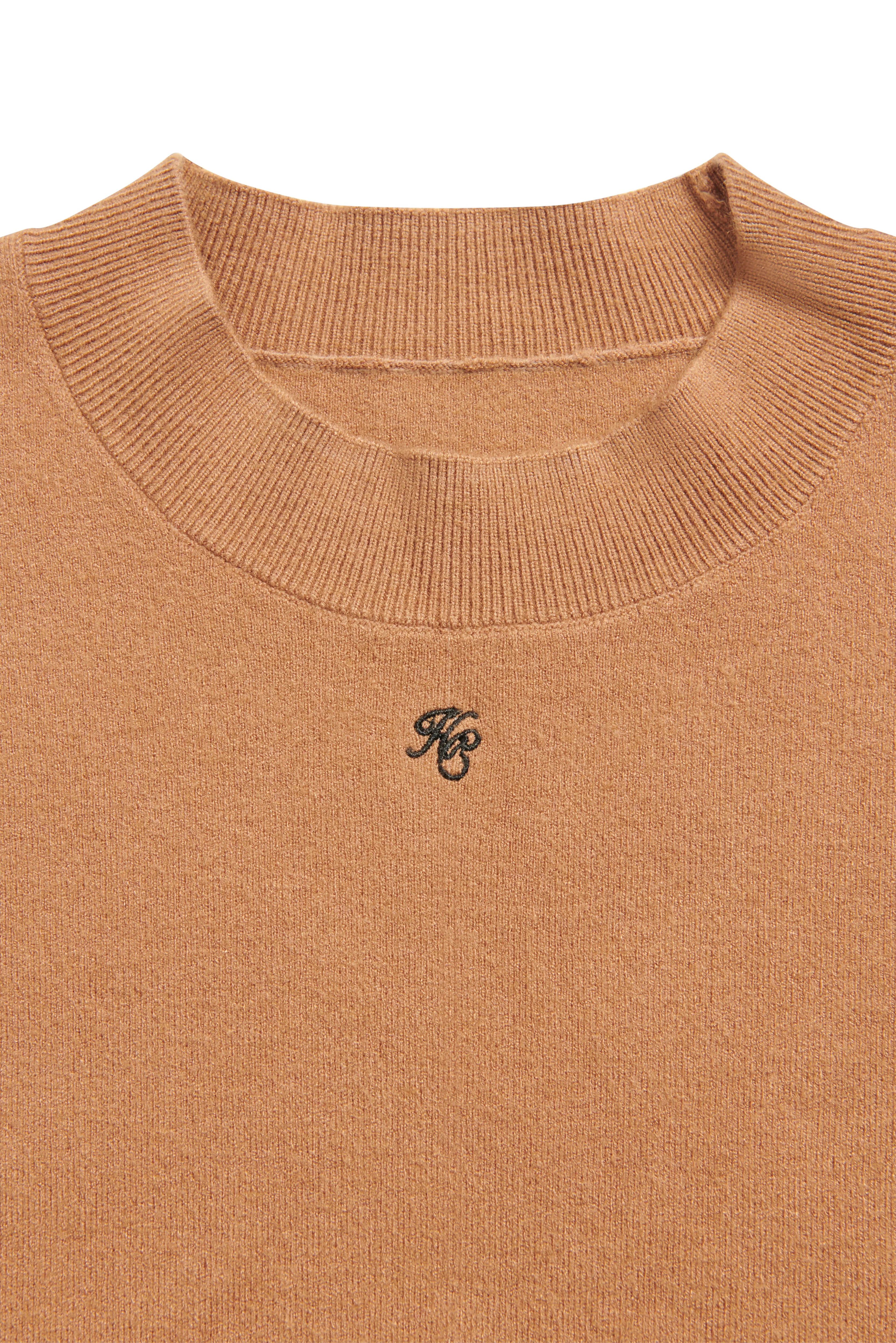 Maria Crew Neck Knit (Caramel) - Image 8