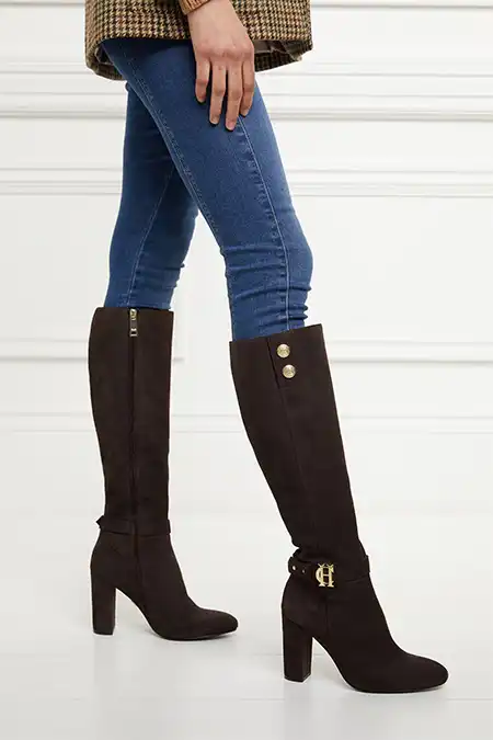 Marlborough Knee Boot (Chocolate) - Image 5