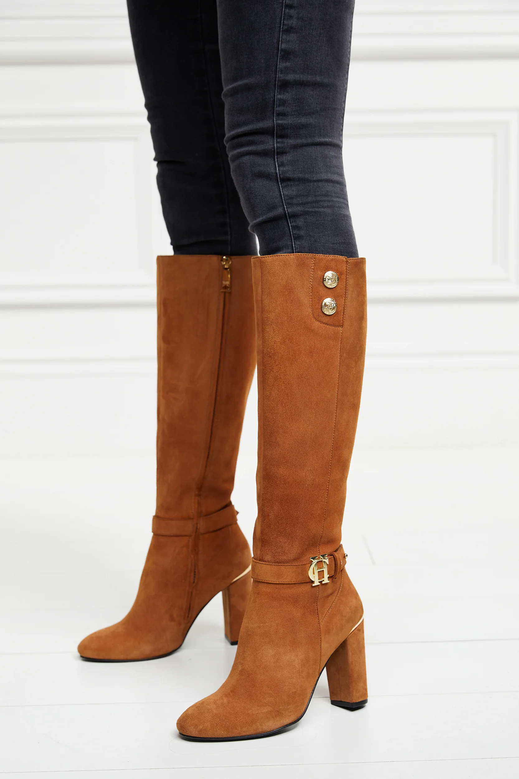 Marlborough Knee Boot (Tan) - Image 4