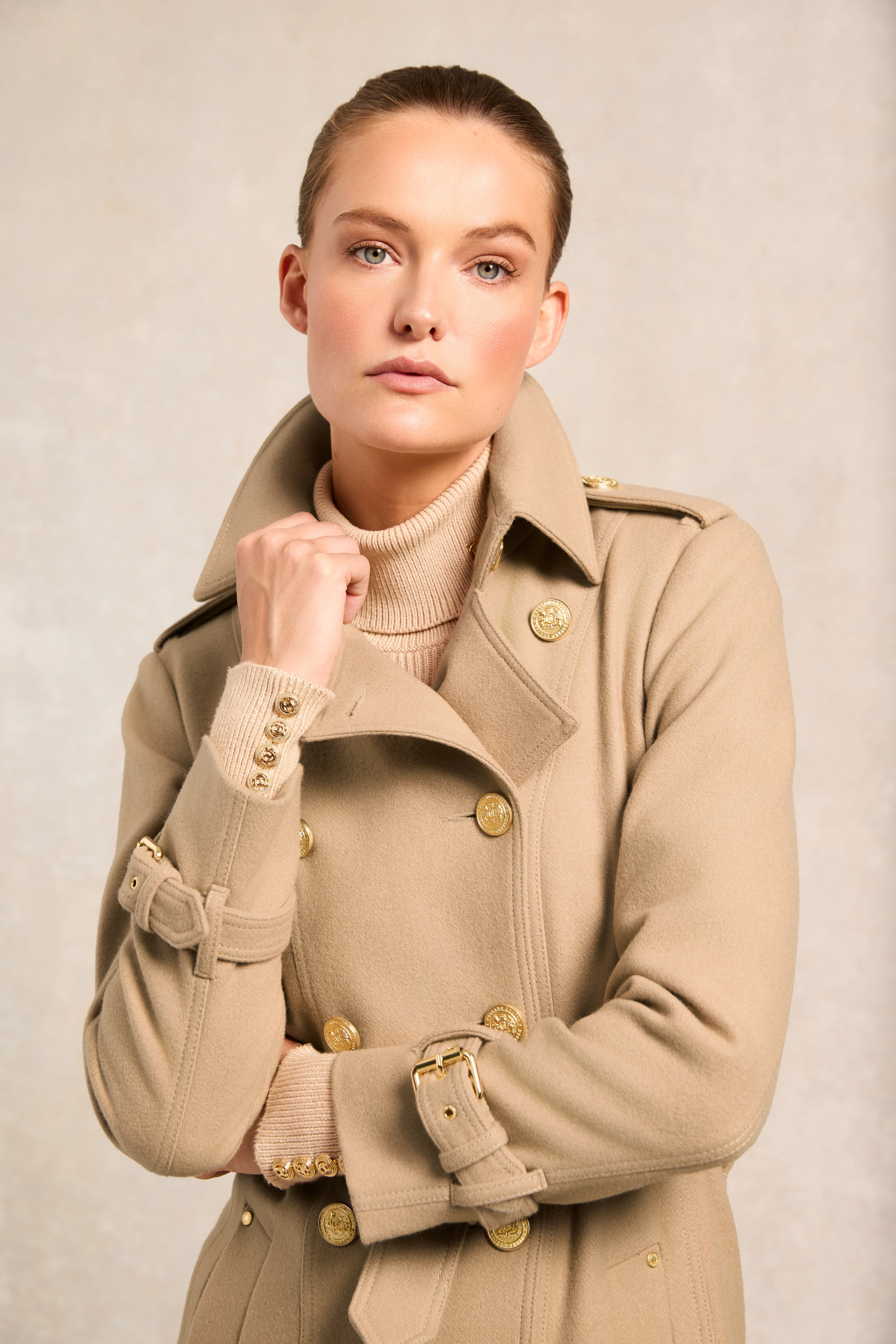 Marlborough Trench Coat (Camel) - Image 7
