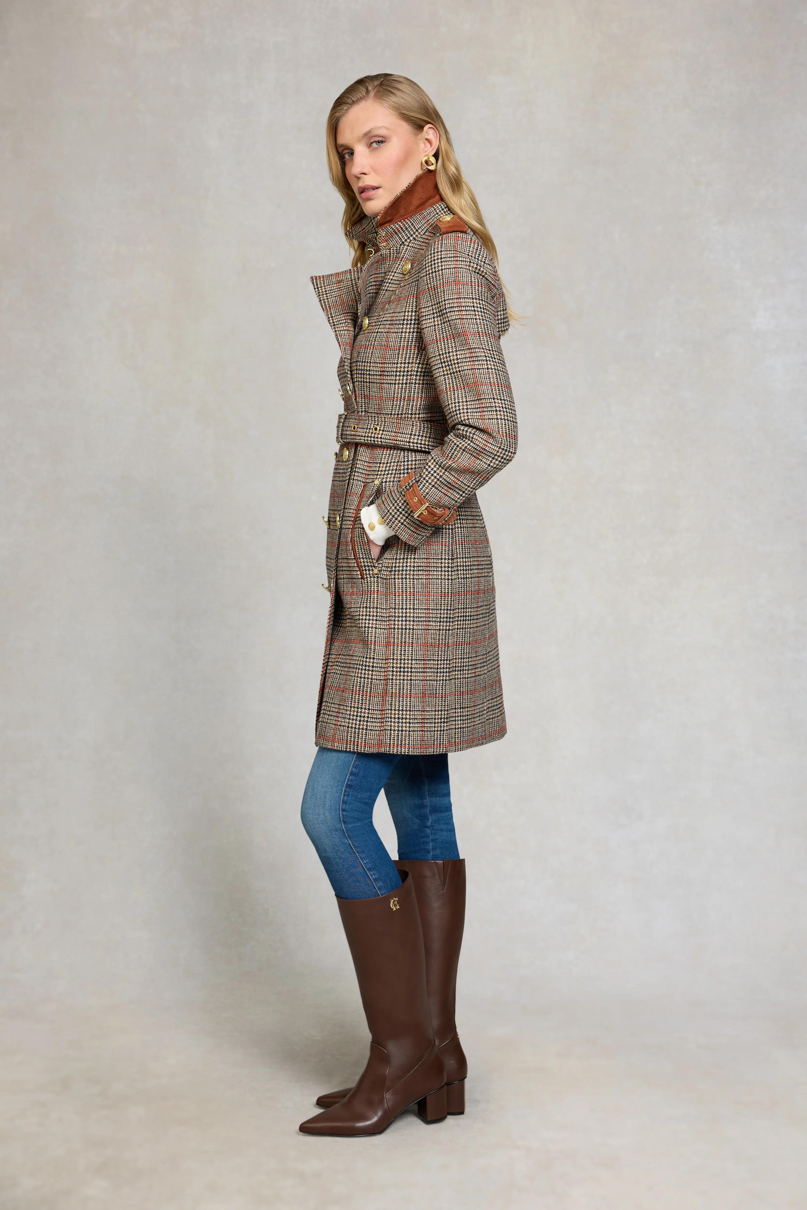 Marlborough Trench Coat (Orange Windsor) - Image 2