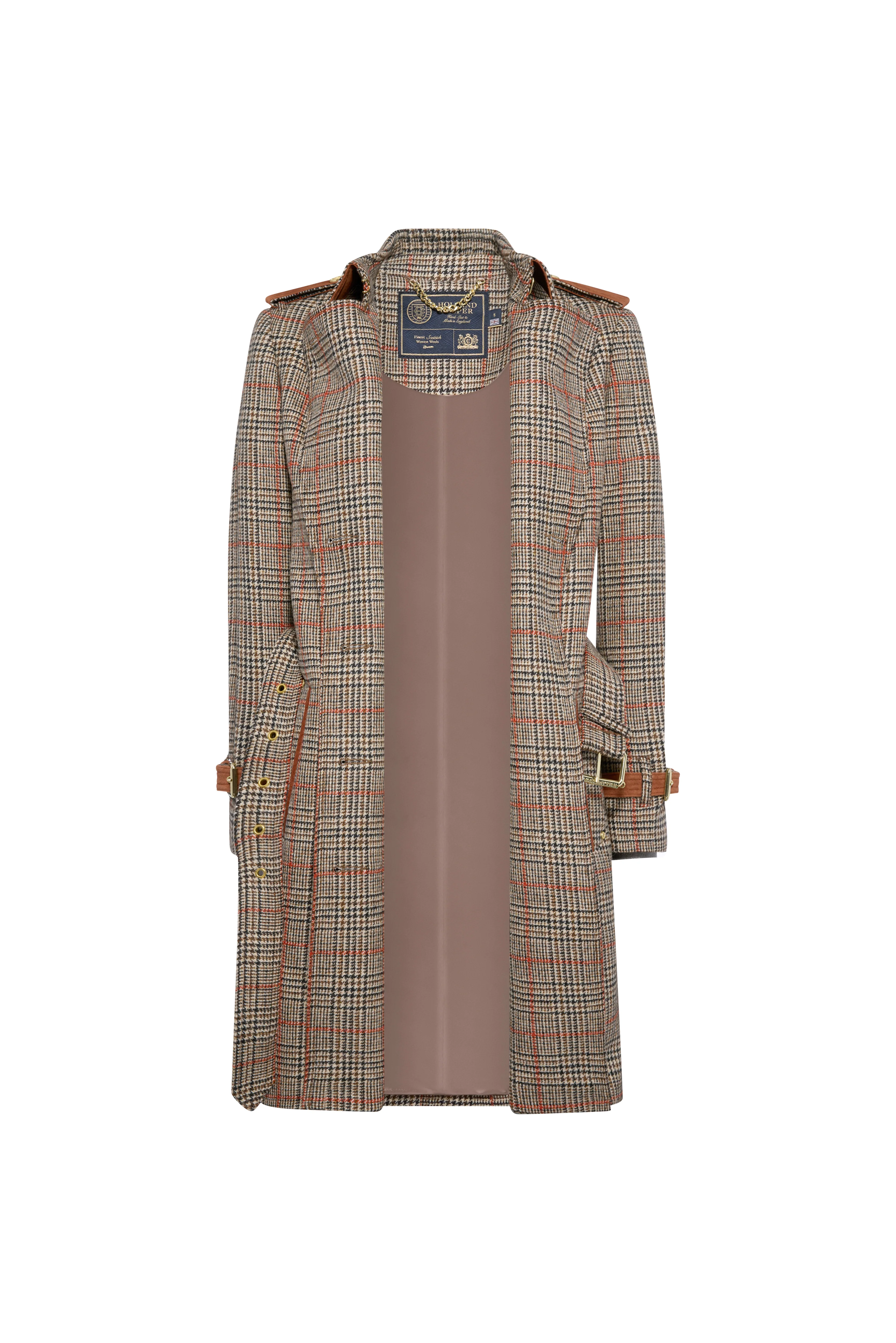 Marlborough Trench Coat (Orange Windsor) - Image 6