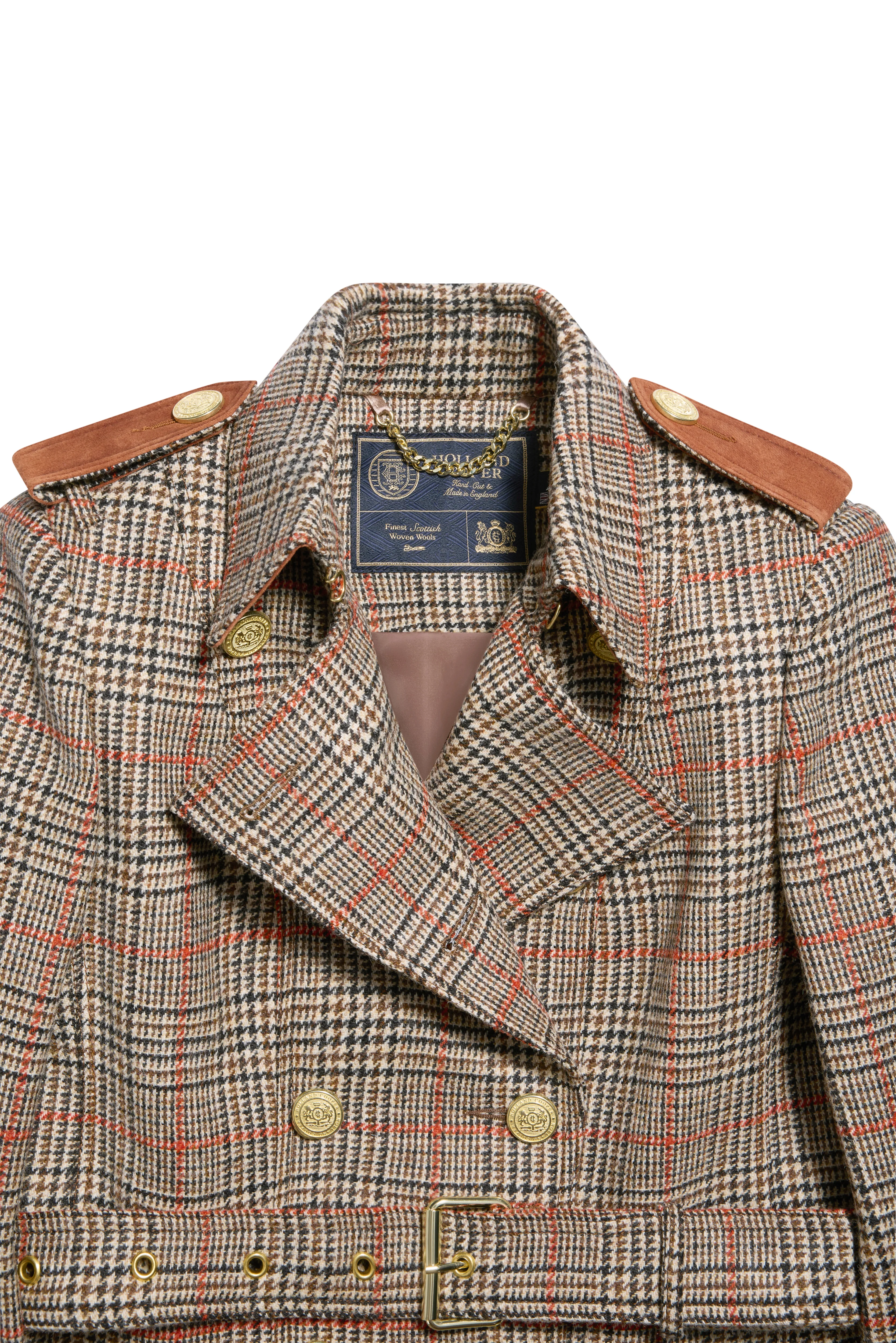 Marlborough Trench Coat (Orange Windsor) - Image 7