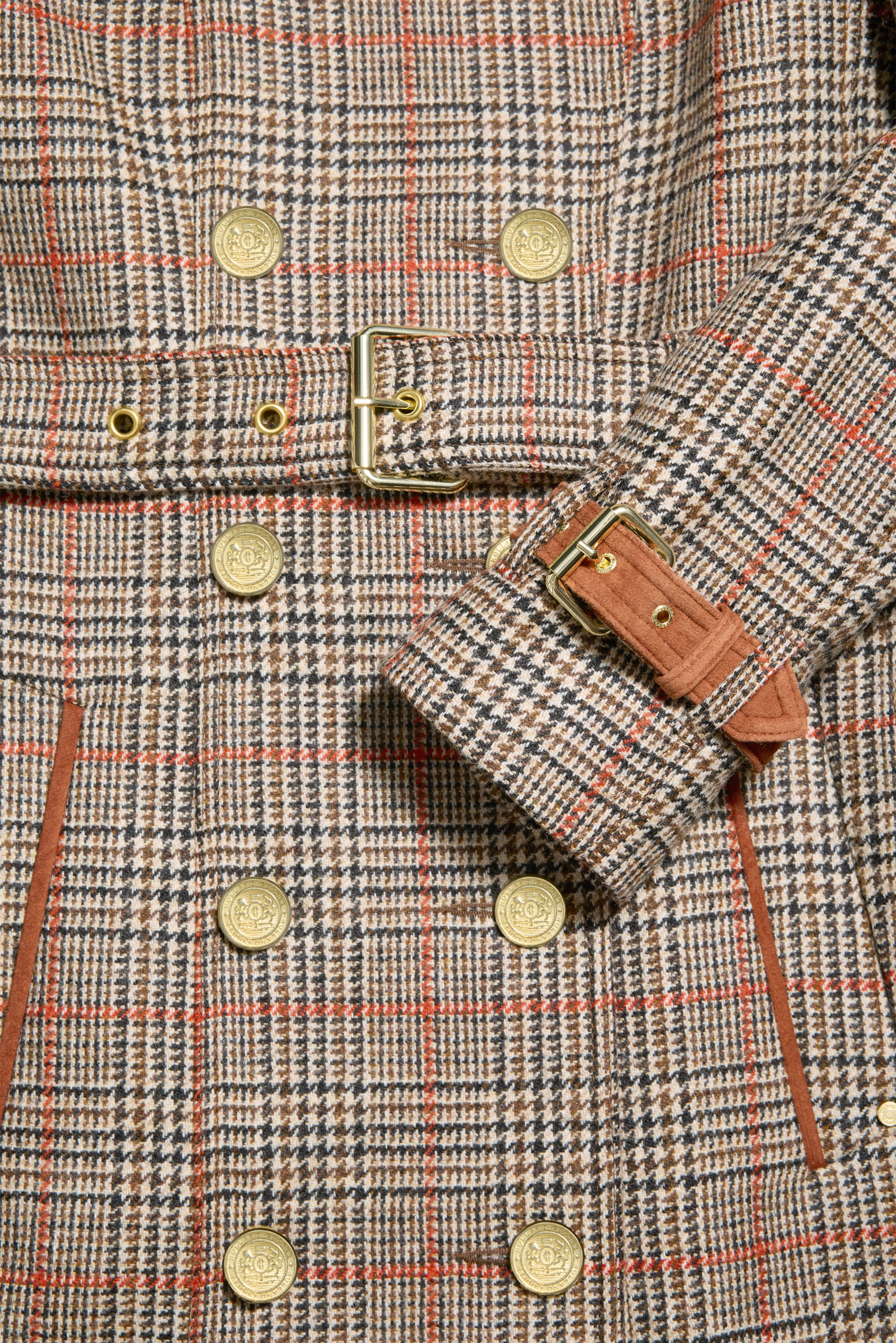Marlborough Trench Coat (Orange Windsor) - Image 8