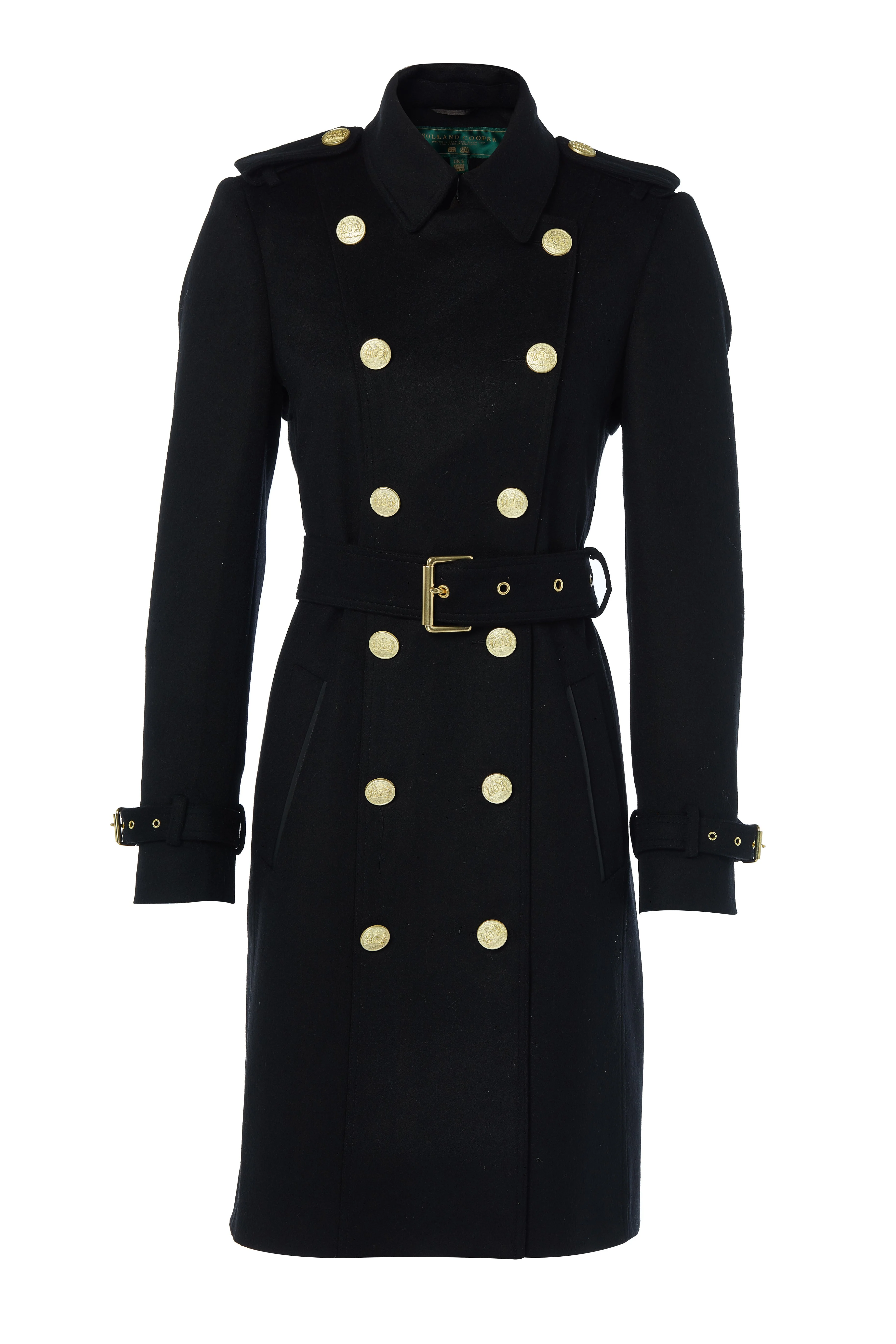 Marlborough Trench Coat (Soft Black) - Image 5