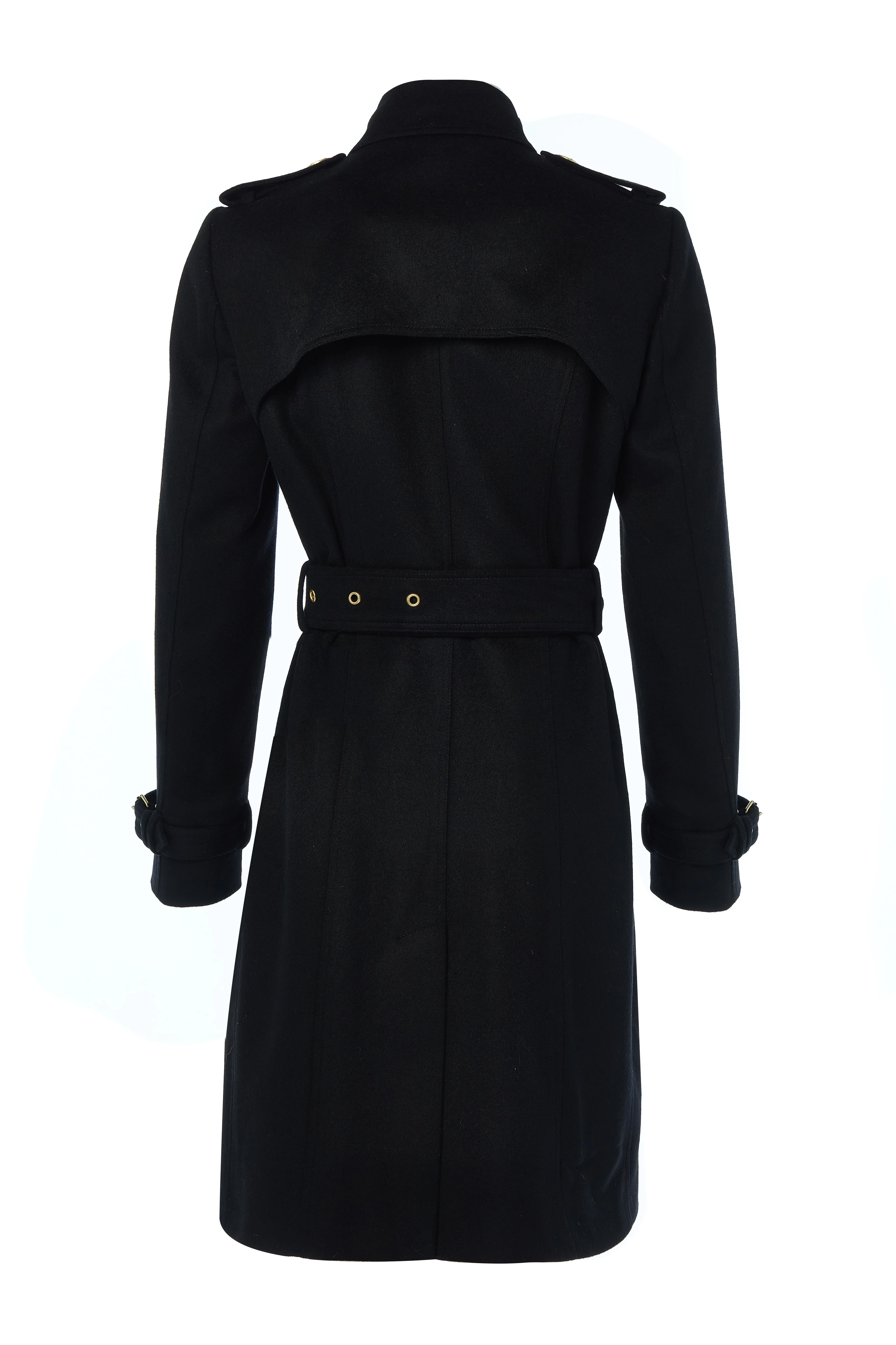 Marlborough Trench Coat (Soft Black) - Image 7