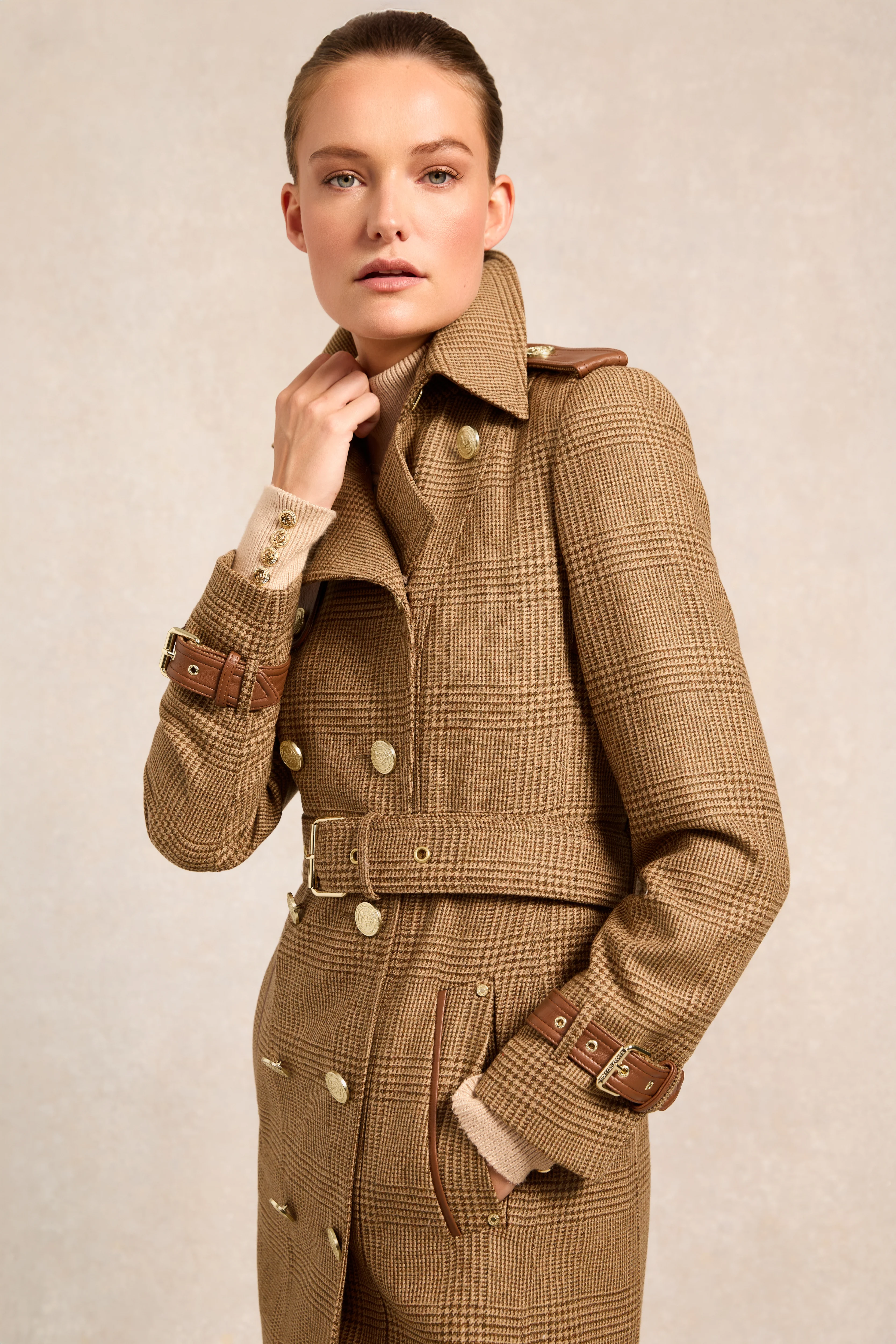Marlborough Trench Coat (Tawny) - Image 2