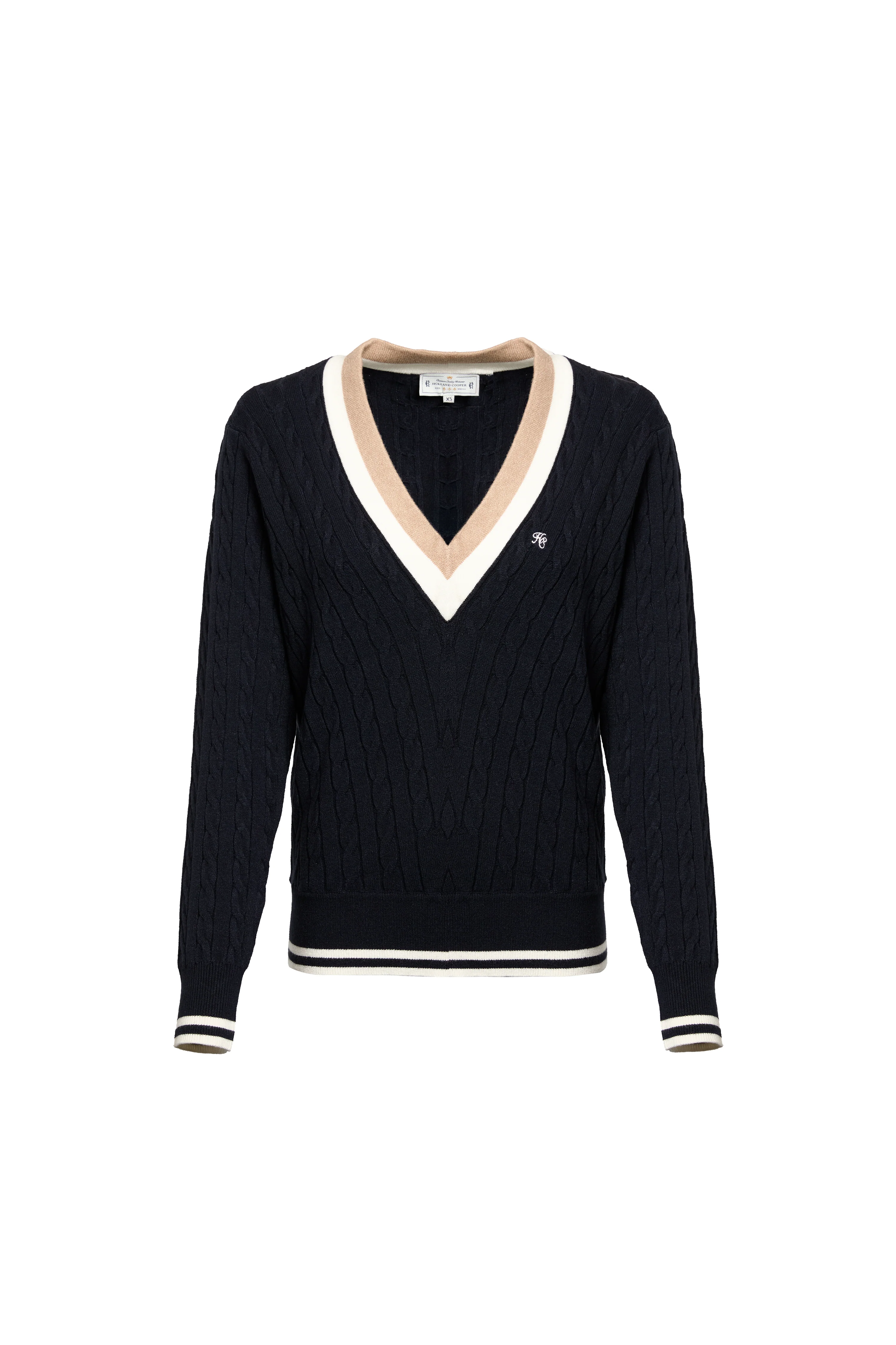 Melissa V Neck Knit (Ink Navy) - Image 4