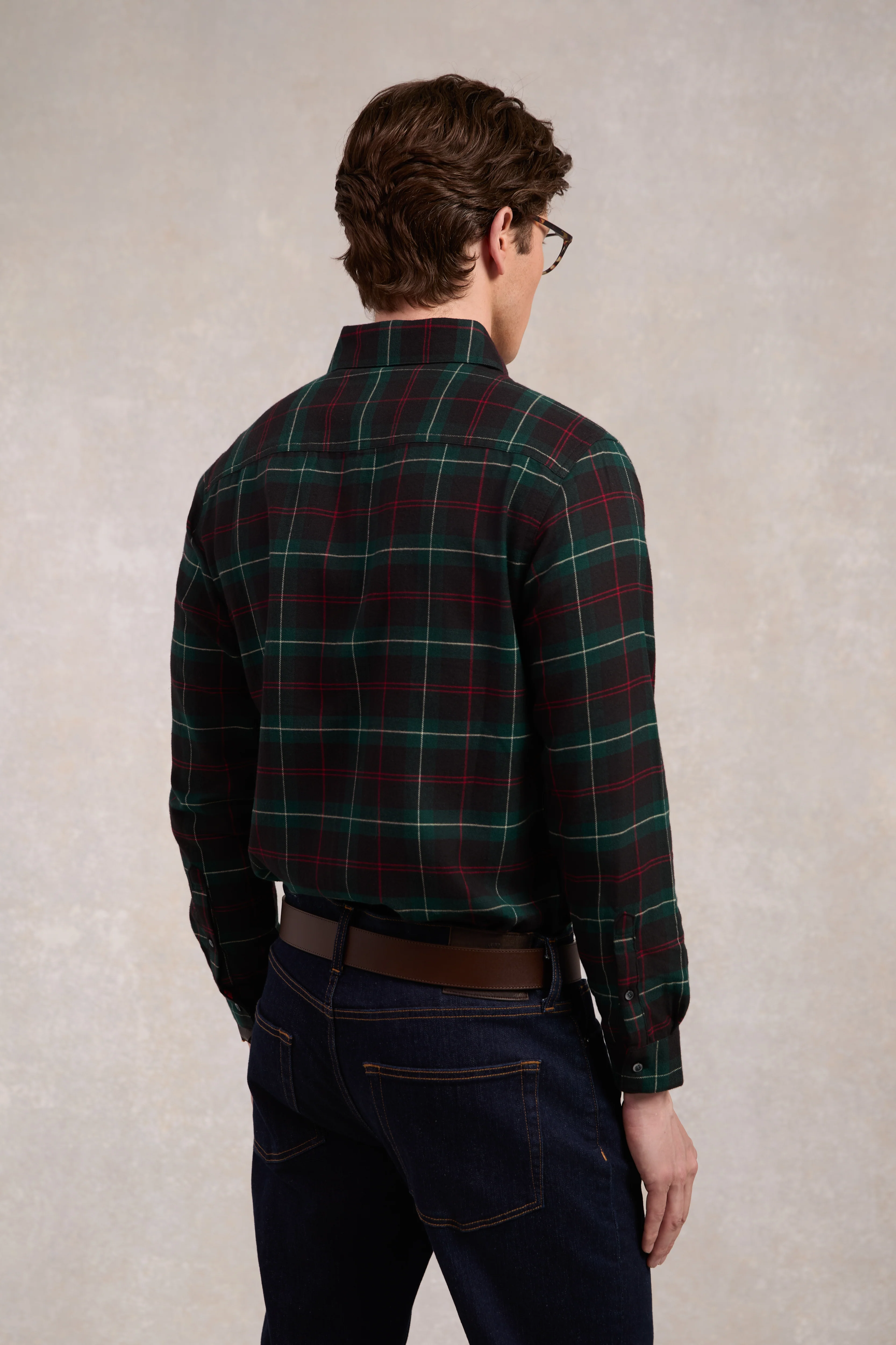Men's Classic Button Down Shirt (Brushed Emerald) - Image 5