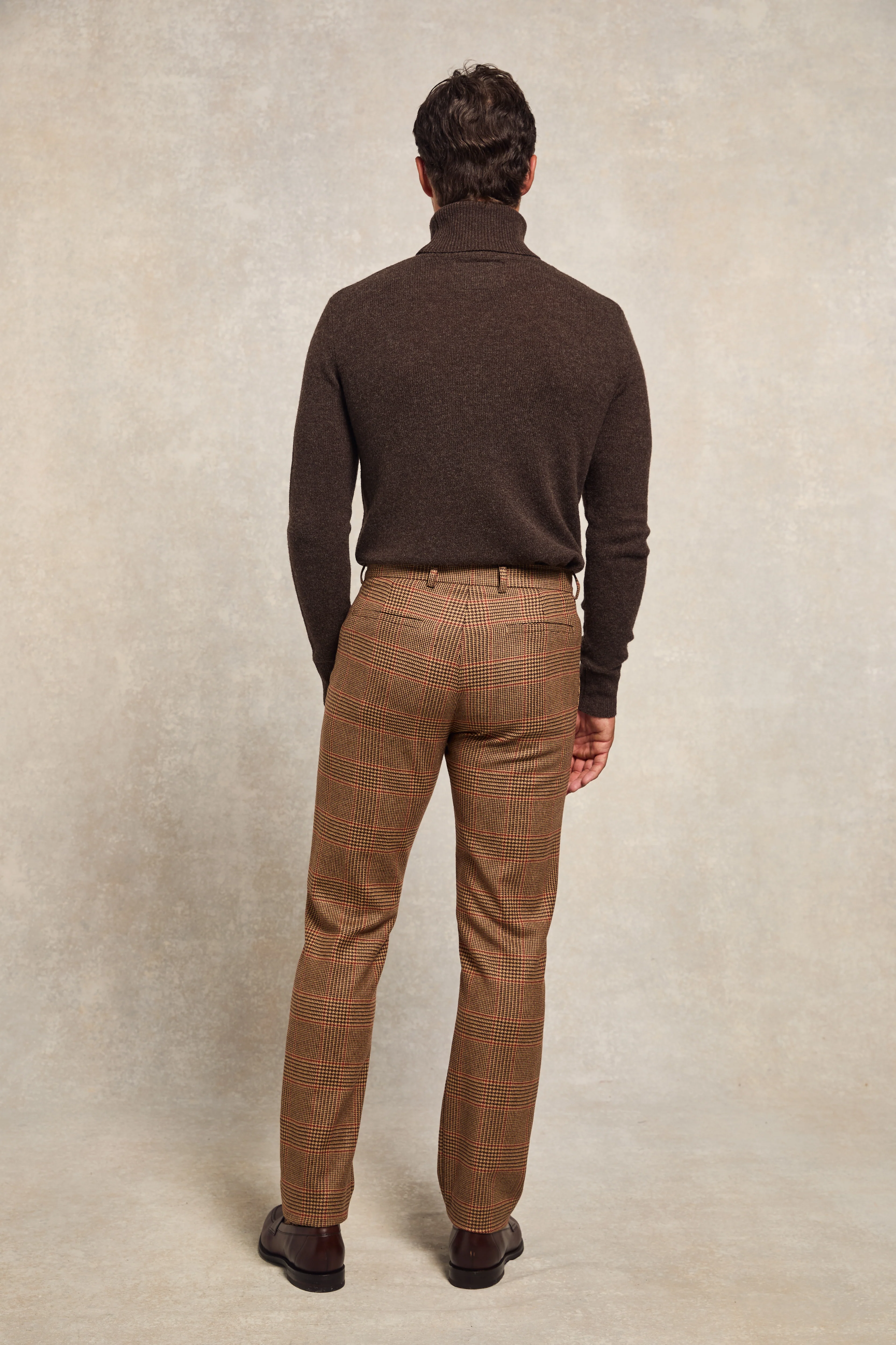 The Classic Trouser (Clarence Check Merlot) - Image 6