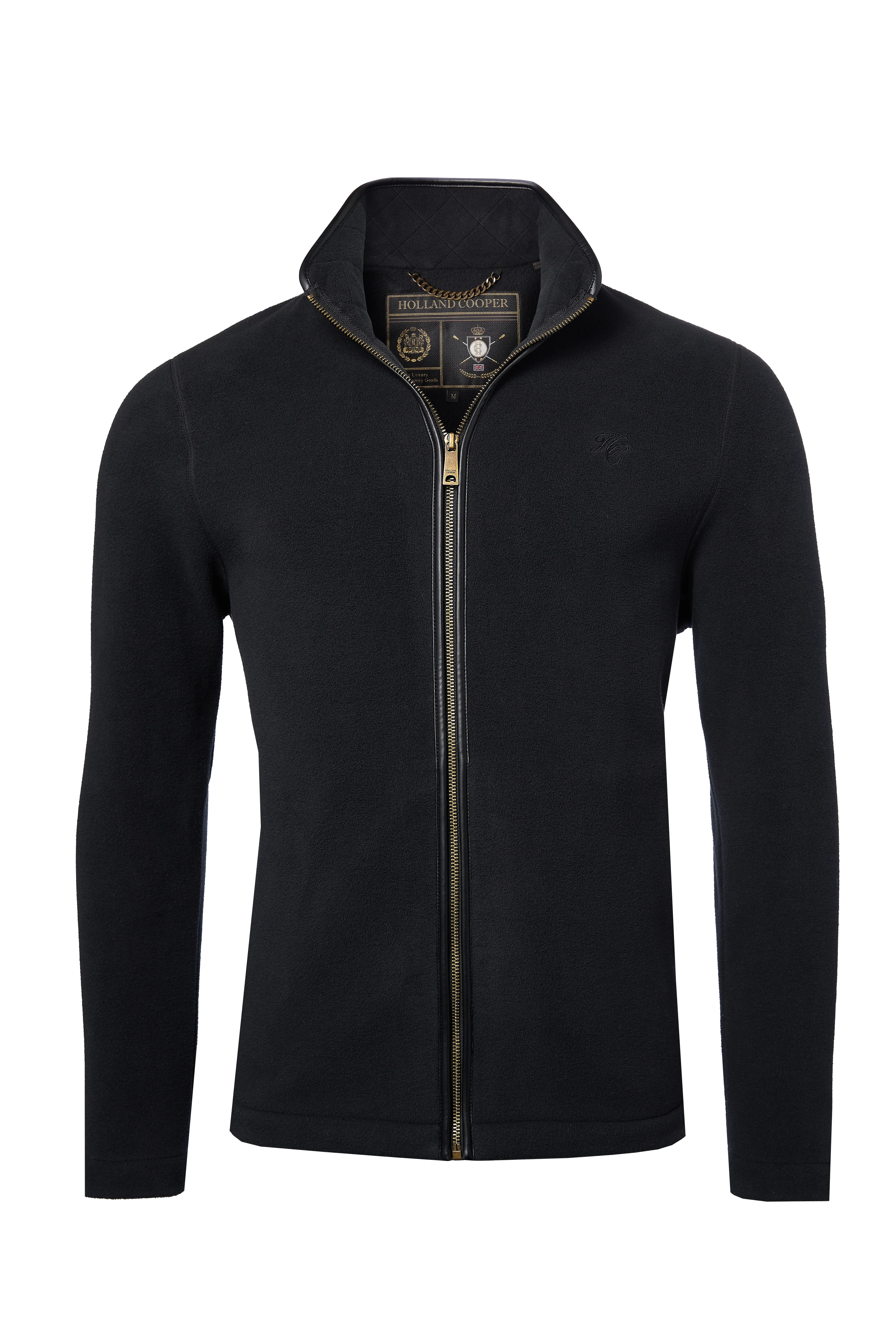 Men's Country Fleece Jacket (Black) - Image 4