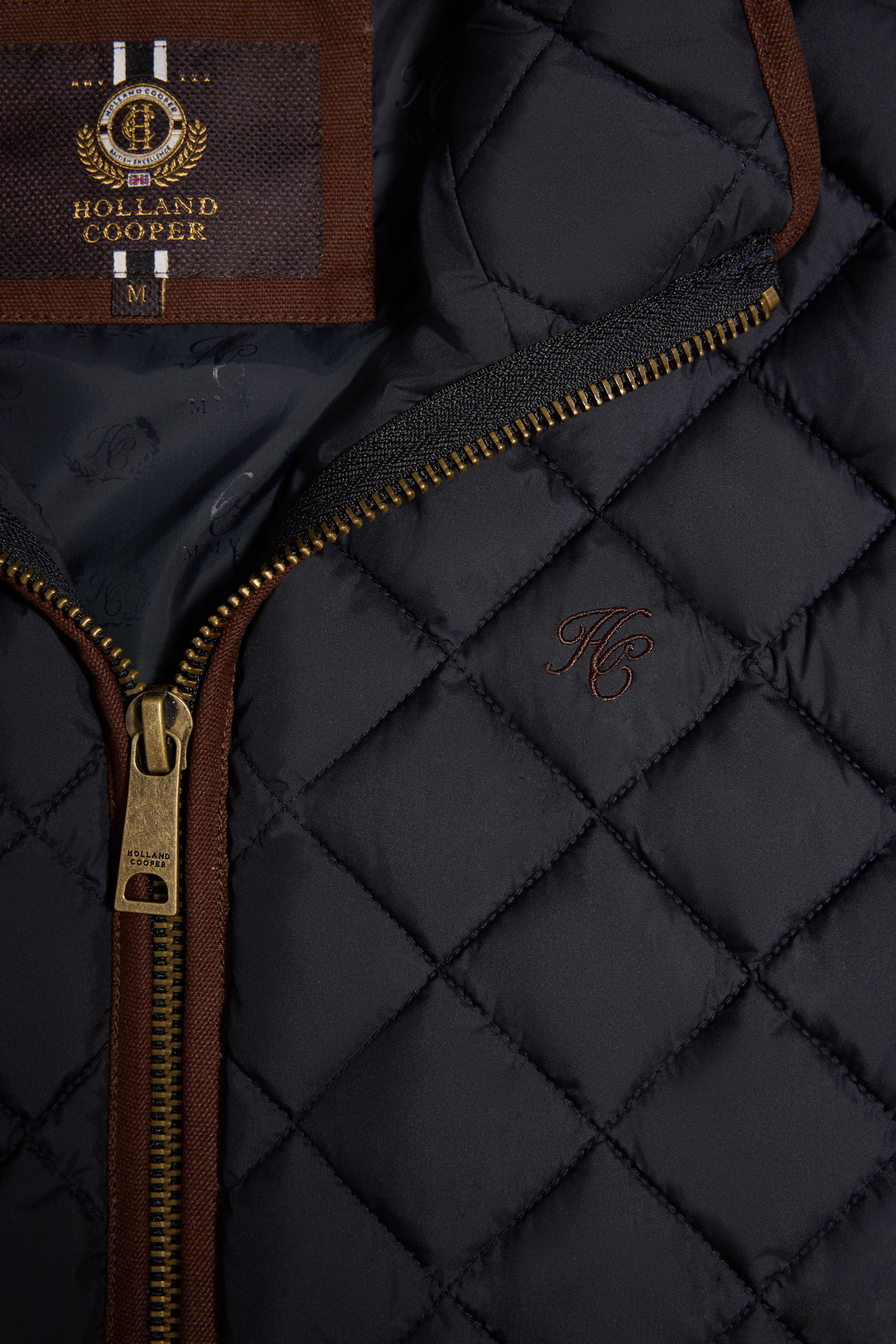 Men's Country Quilted Gilet (Ink Navy) - Image 10