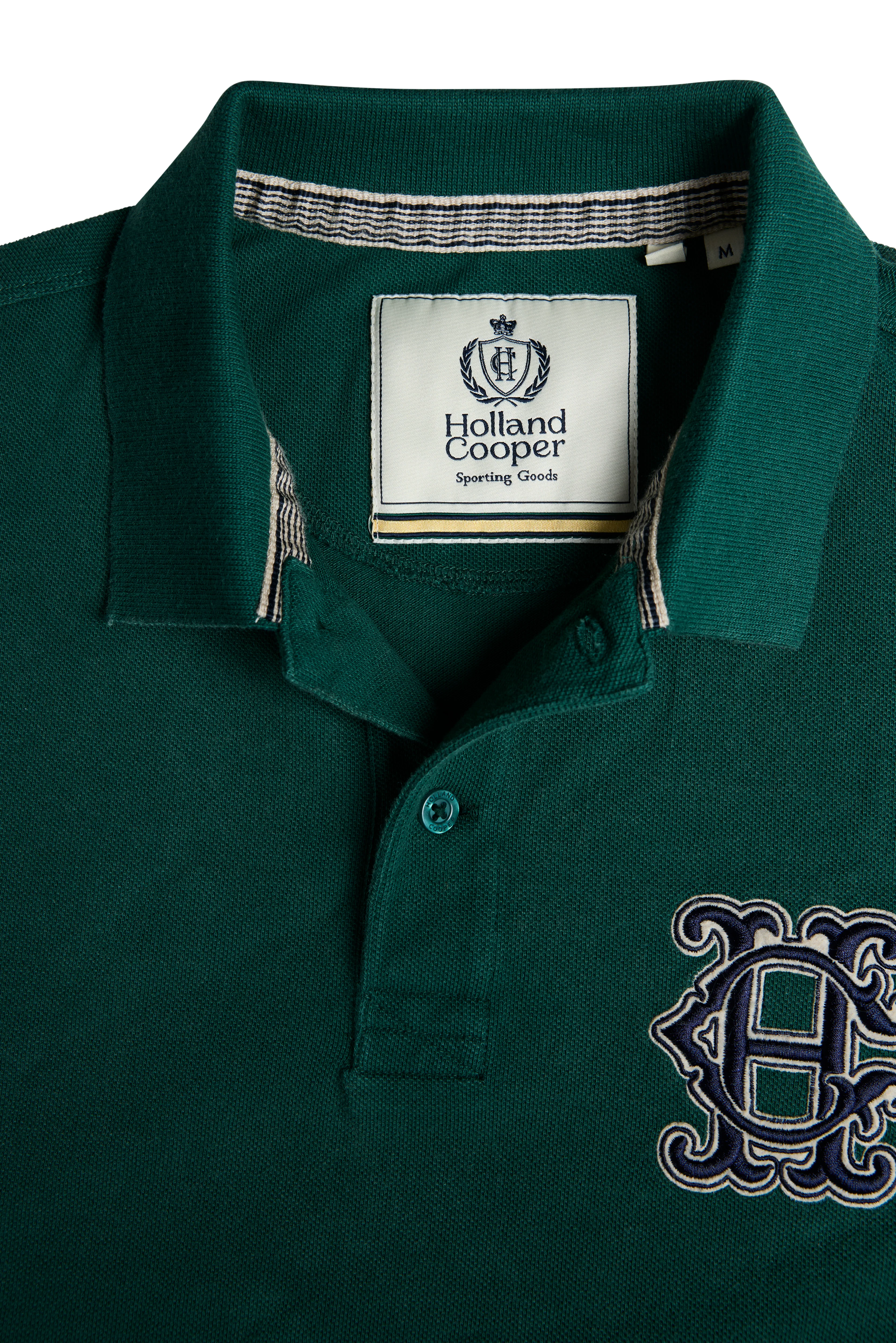 Men's Heritage Short Sleeve Polo Shirt (Ivy Green) - Image 7