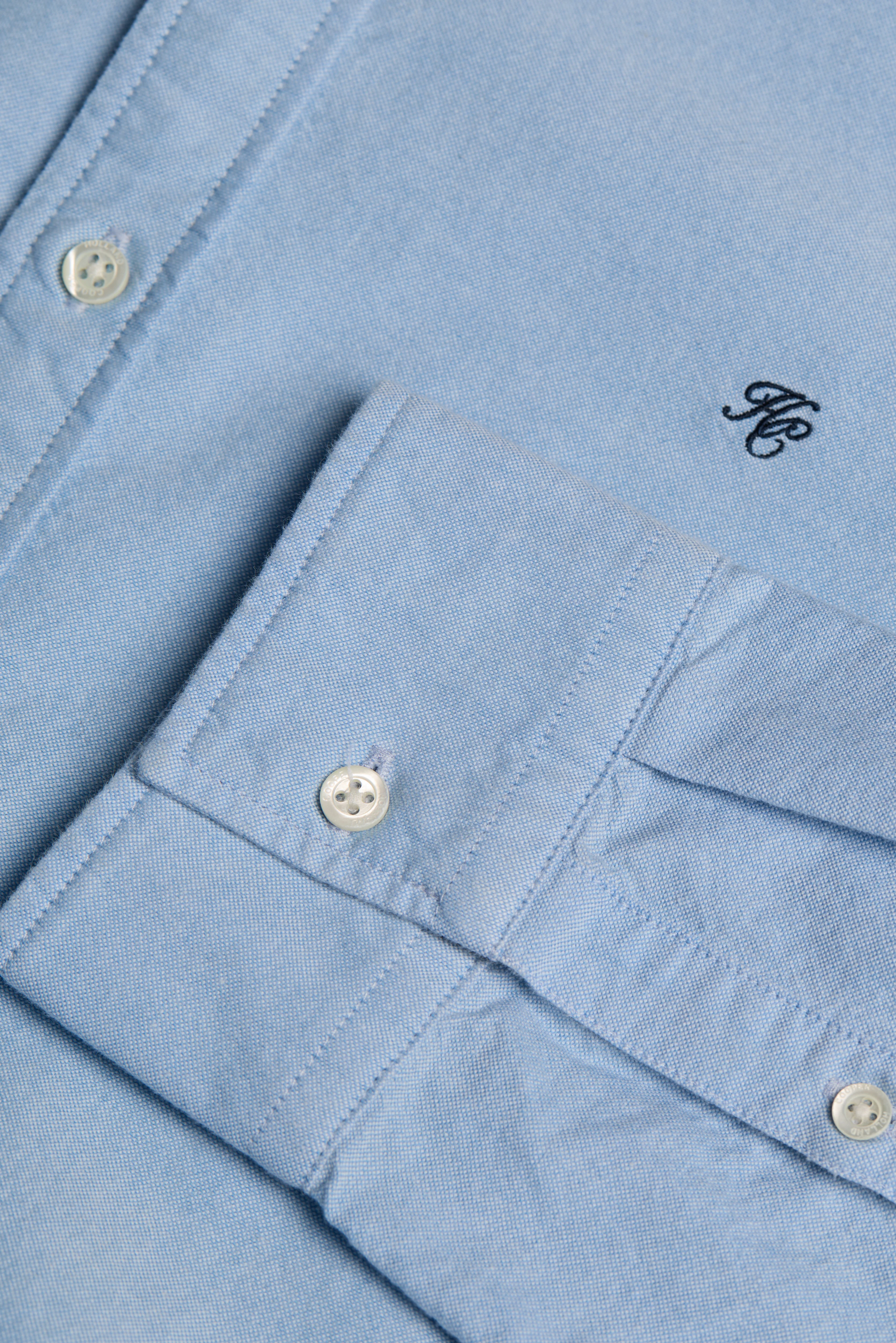 Men's Oxford Shirt (Sky Blue) - Image 9