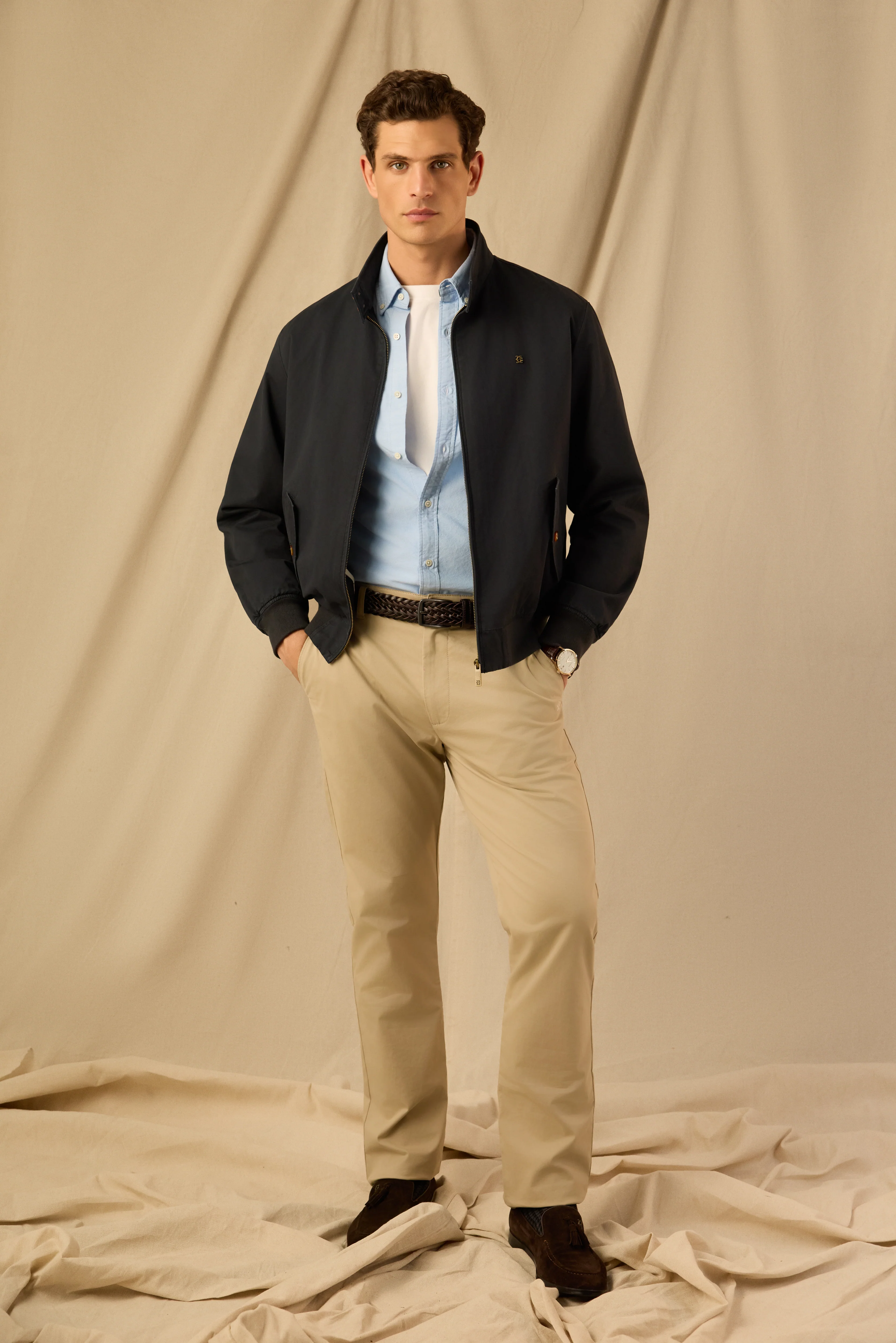 Men's Slim Chino (Light Stone)