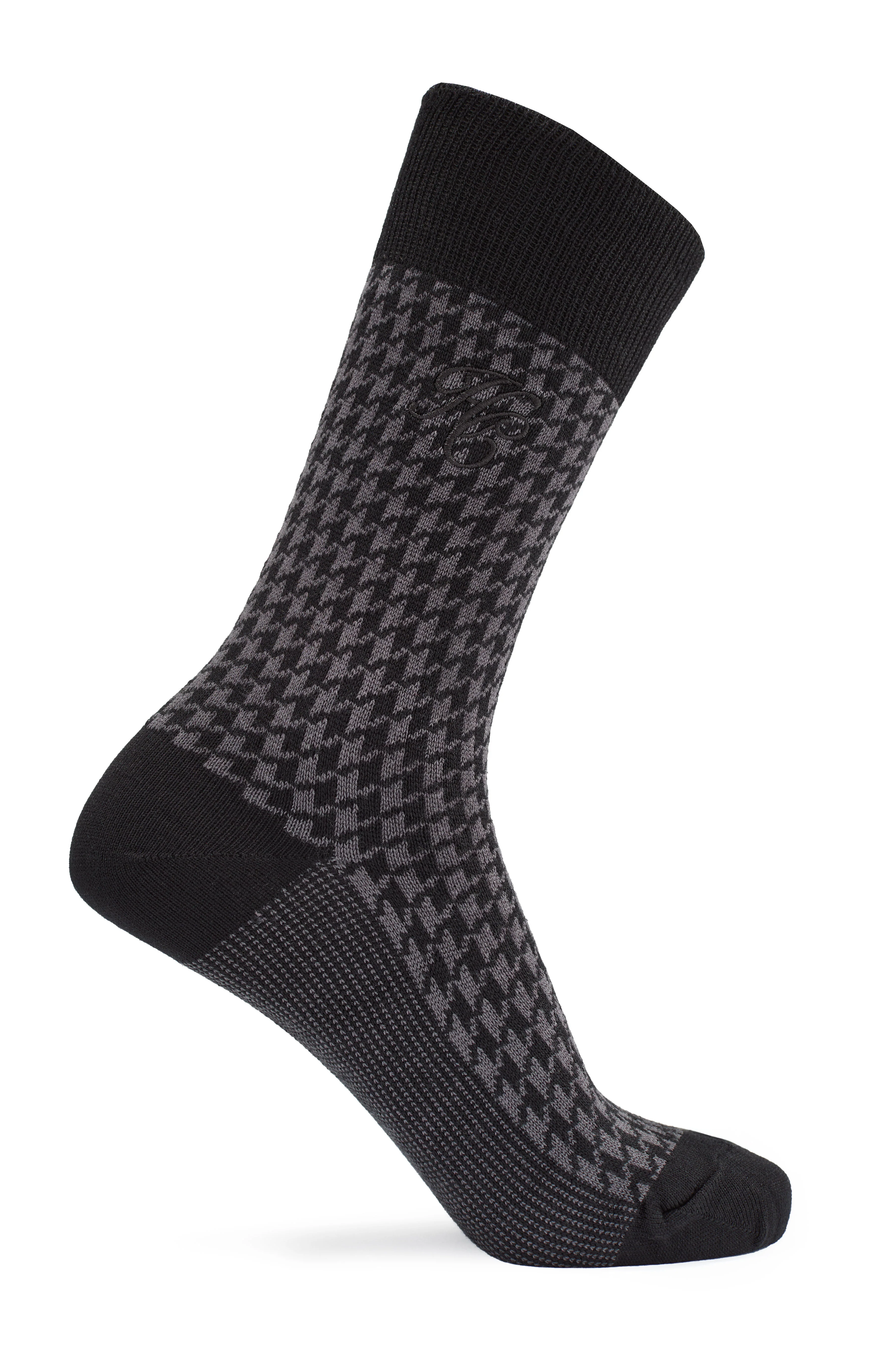 Men's Sock Gift Box (Charcoal Houndstooth Set) - Image 2