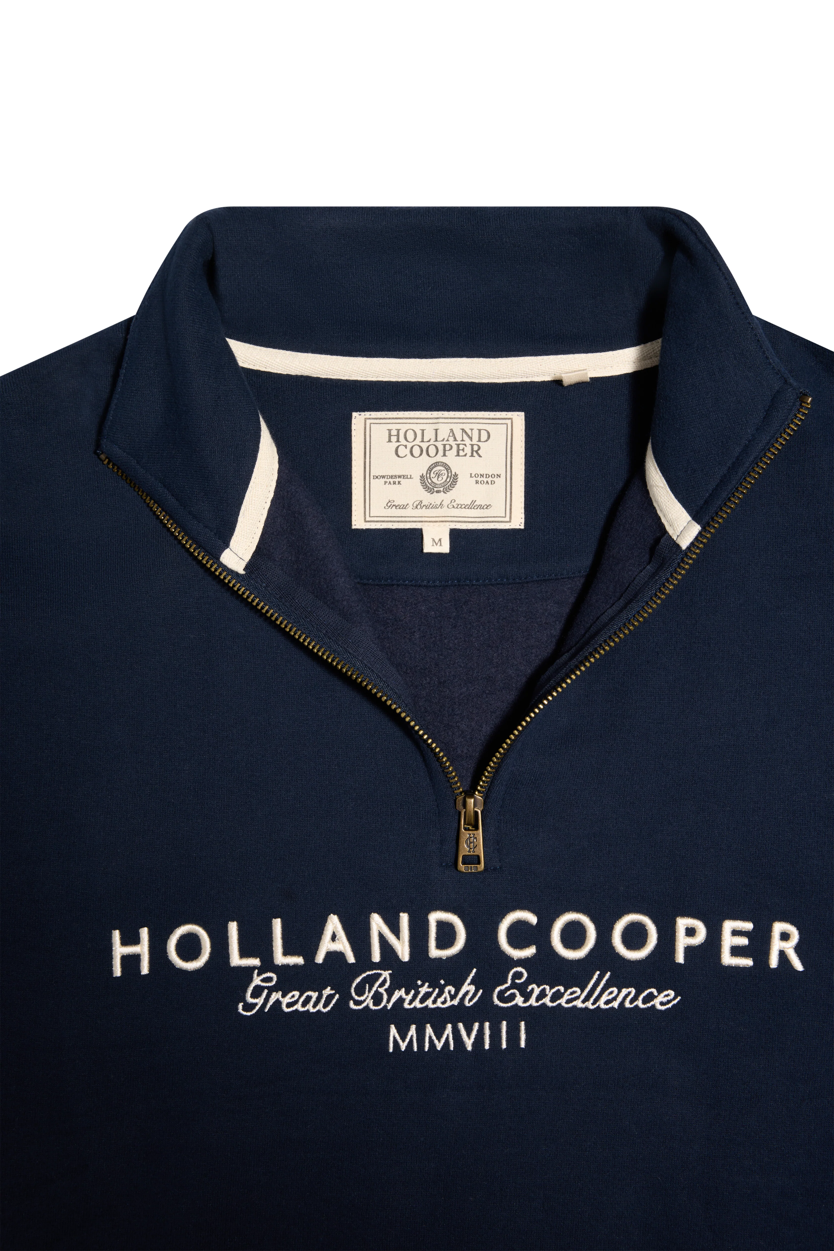 Men's Sporting Goods Zip Henley (Ink Navy) - Image 6
