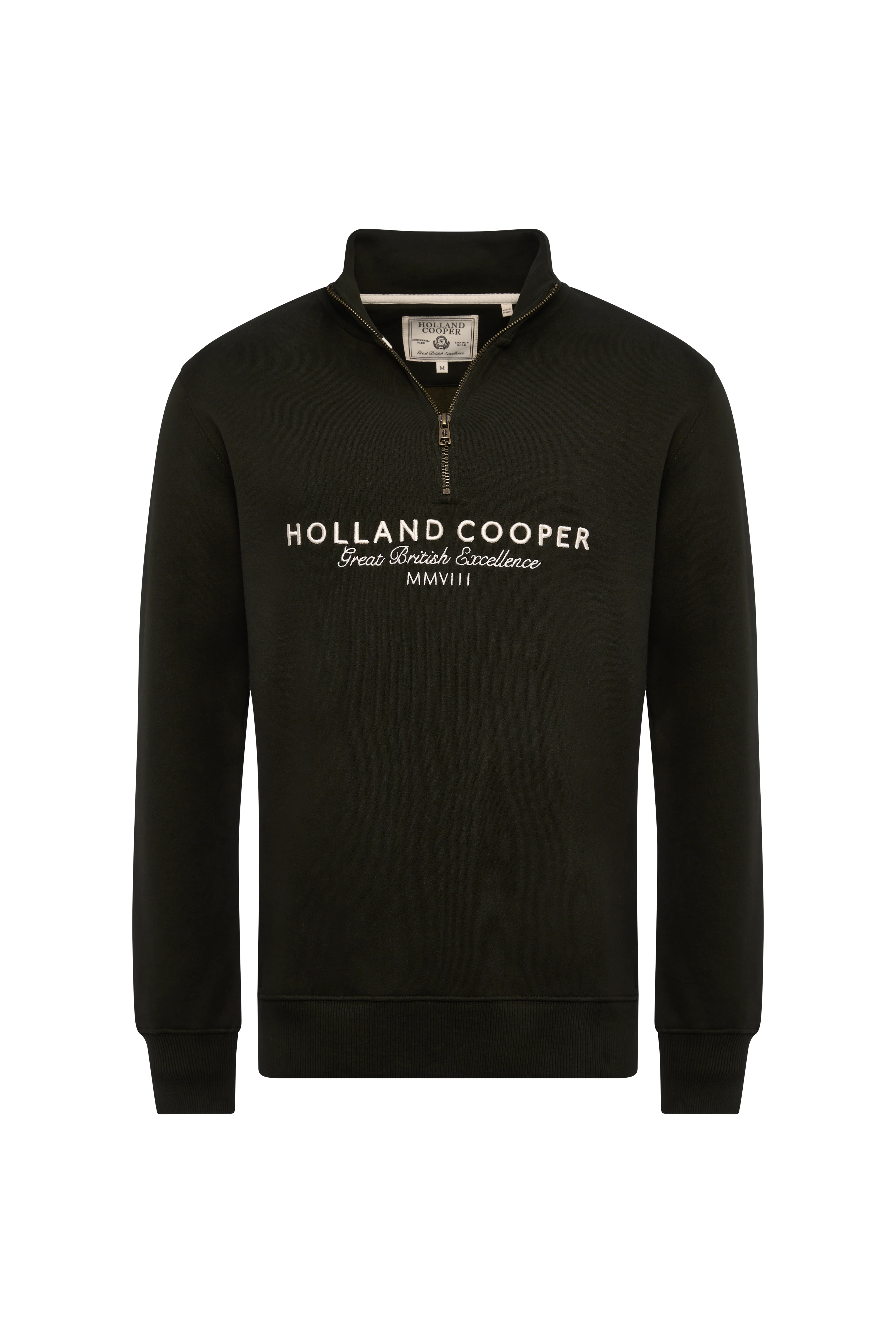 Men's Sporting Goods Zip Henley (Racing Green) - Image 4