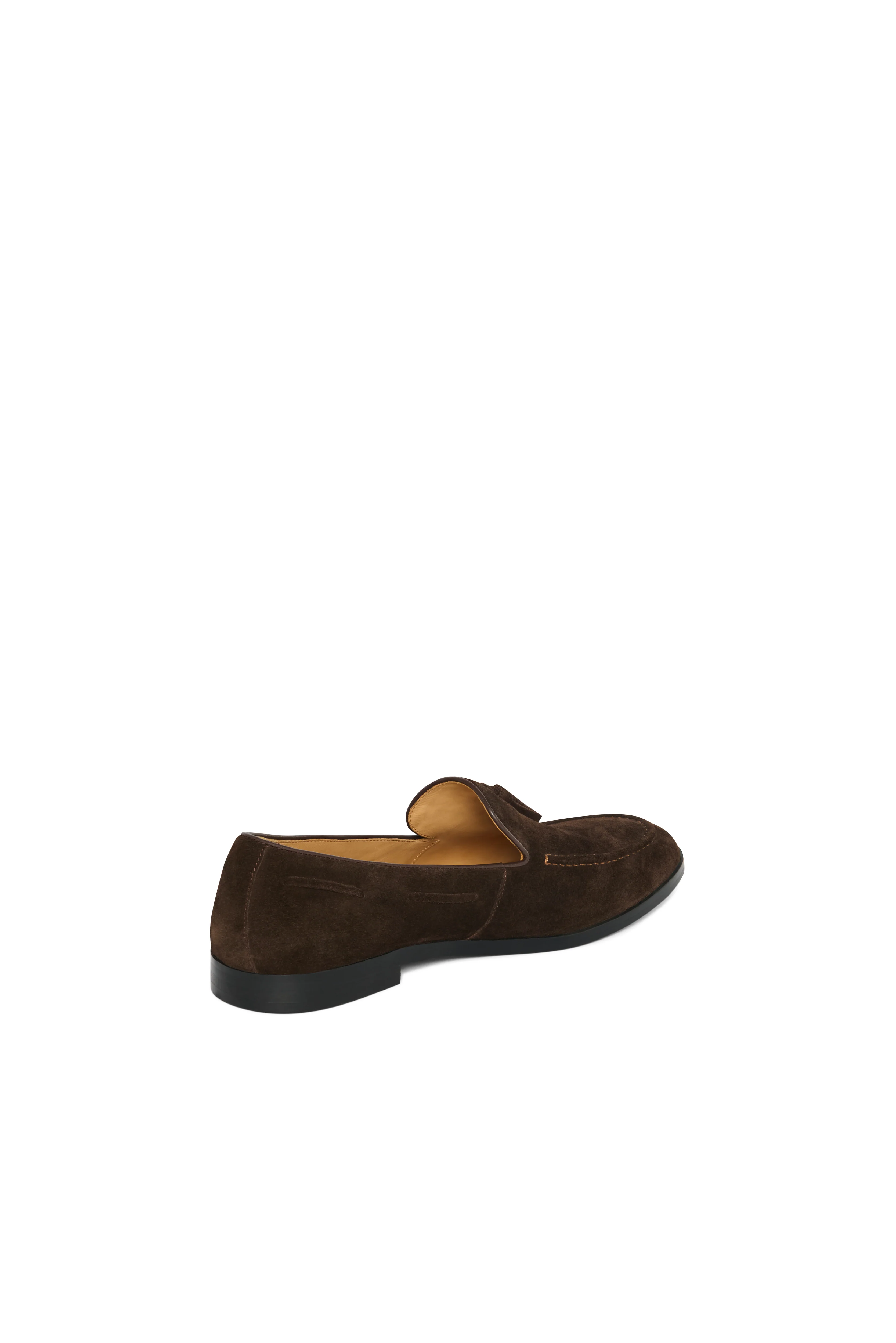 Men's Suede Tassel Loafer (Chocolate) - Image 4