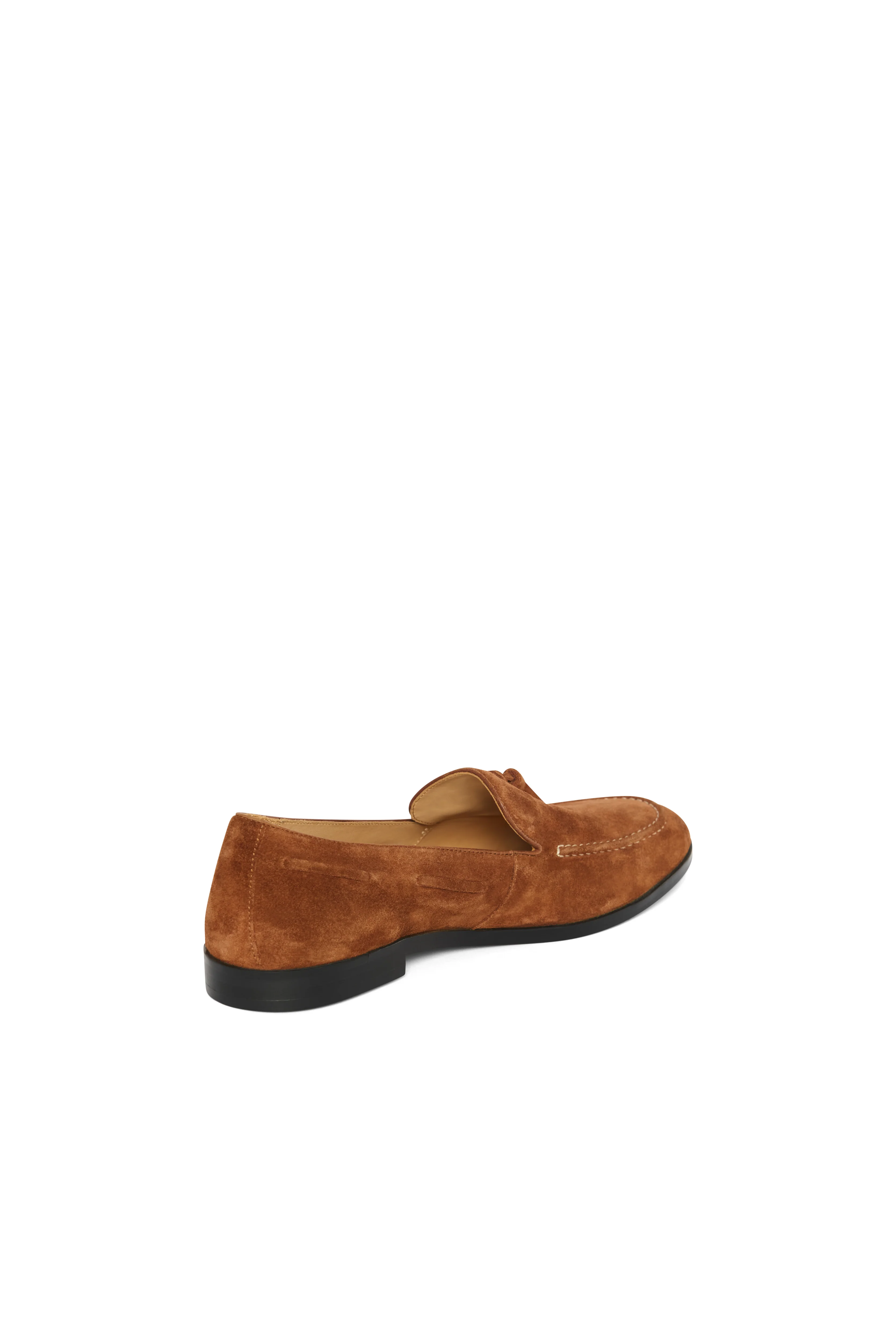 Men's Suede Tassel Loafer (Cognac) - Image 4