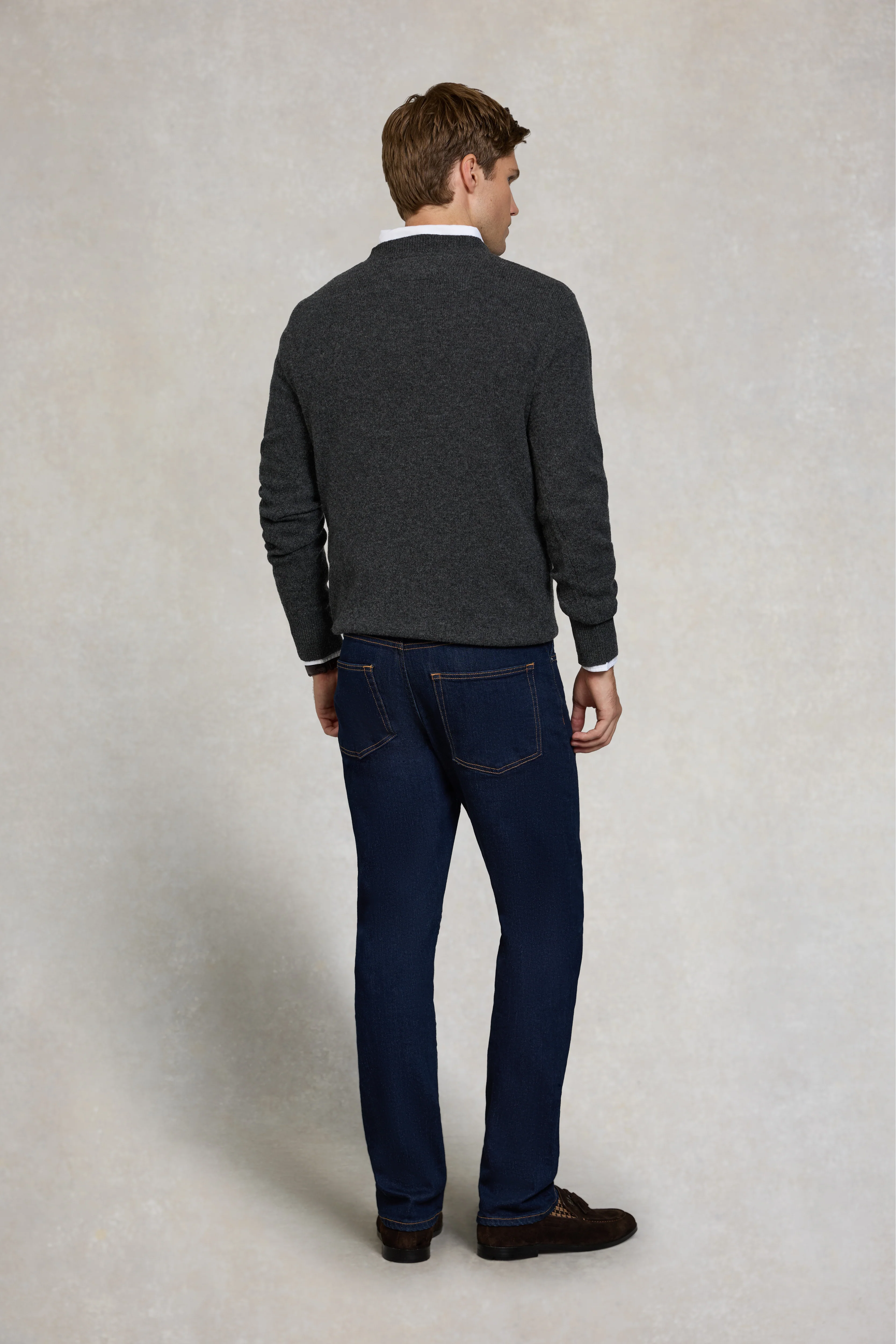 Byron Crew Neck Knit (Charcoal) - Image 5