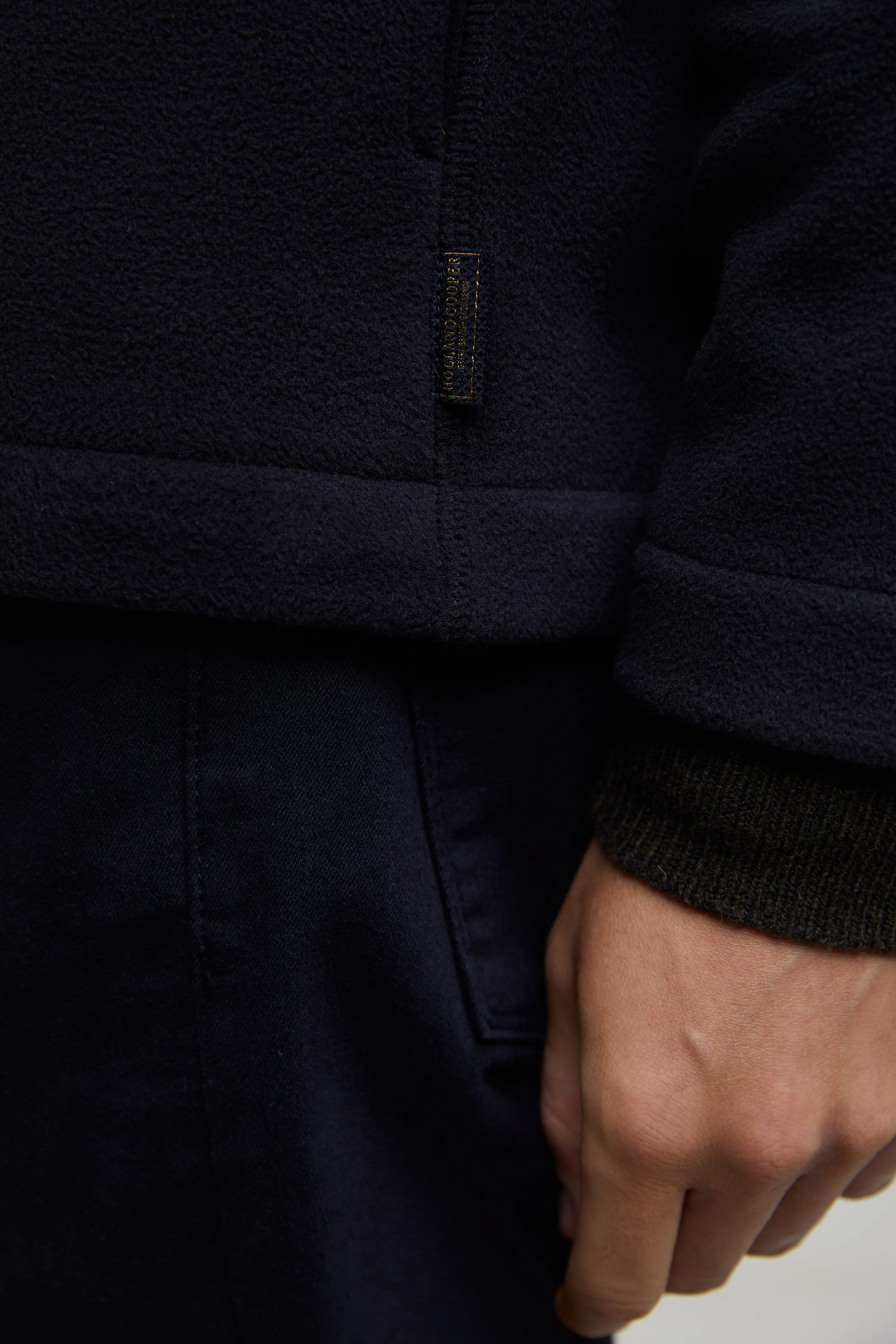 Men's Country Fleece Jacket (Ink Navy) - Image 10