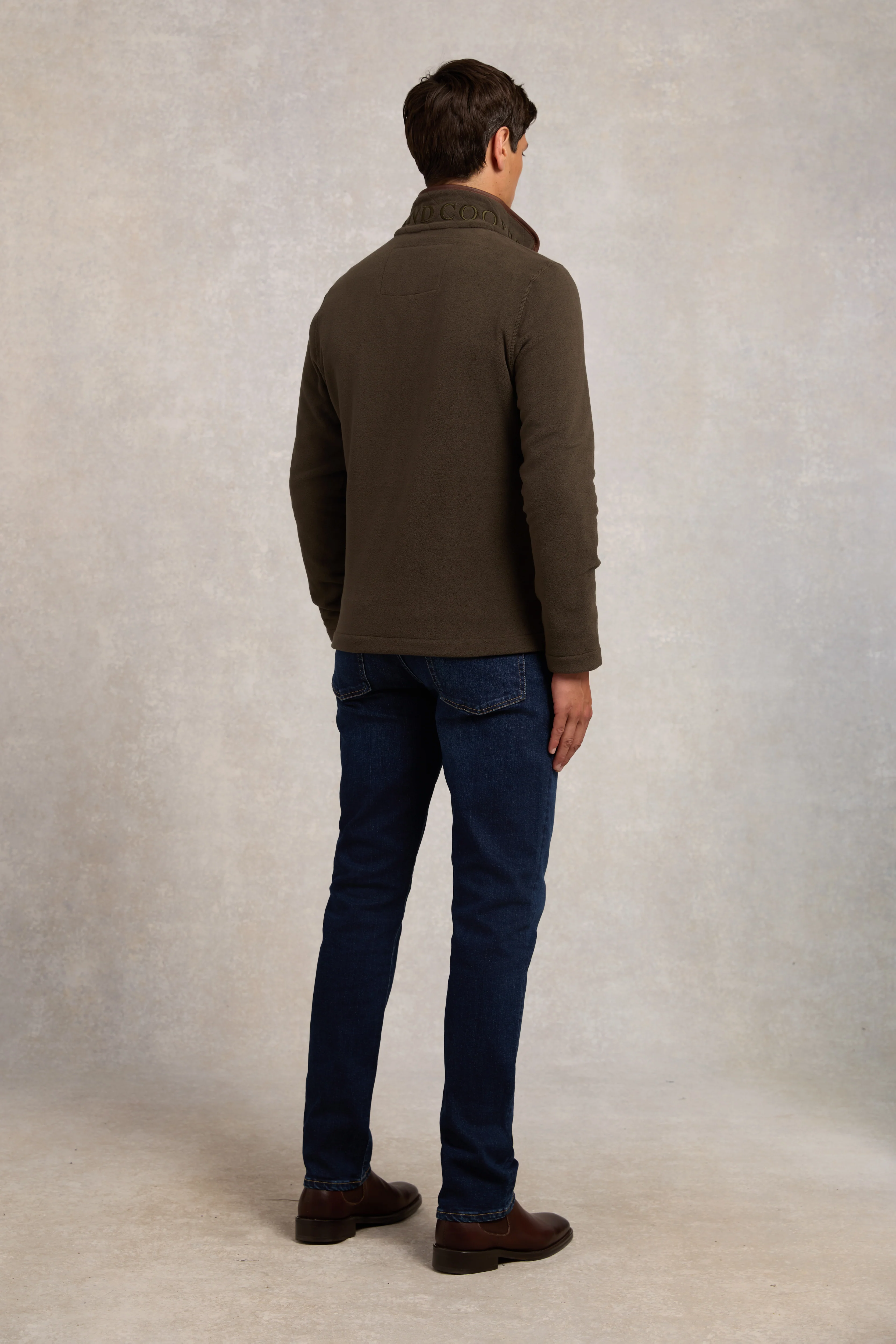 Men's Country Fleece Jacket (Khaki) - Image 5