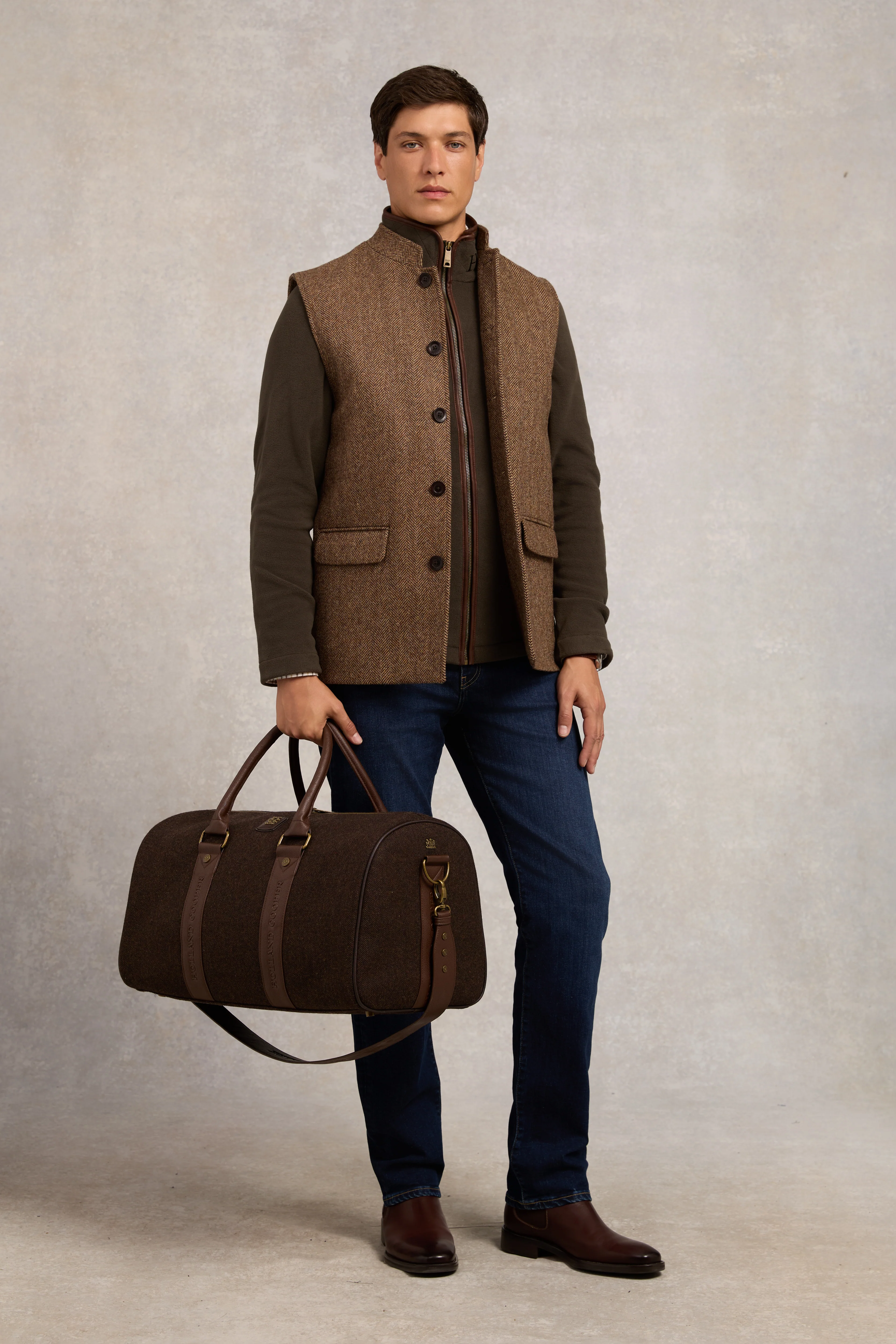 Men's Country Fleece Jacket (Khaki) - Image 6