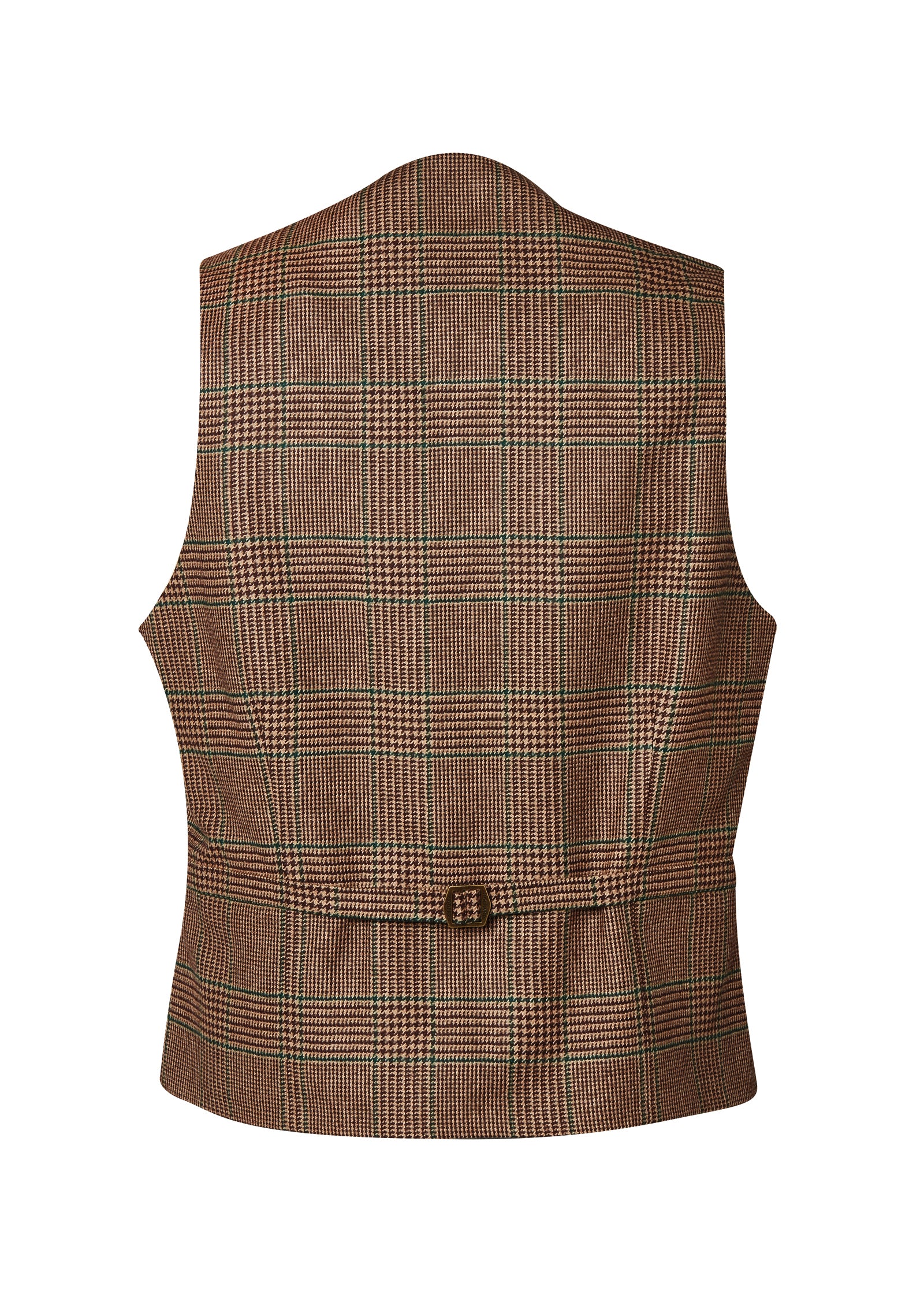 St James Waistcoat (Clarence Check Forest) - Image 8