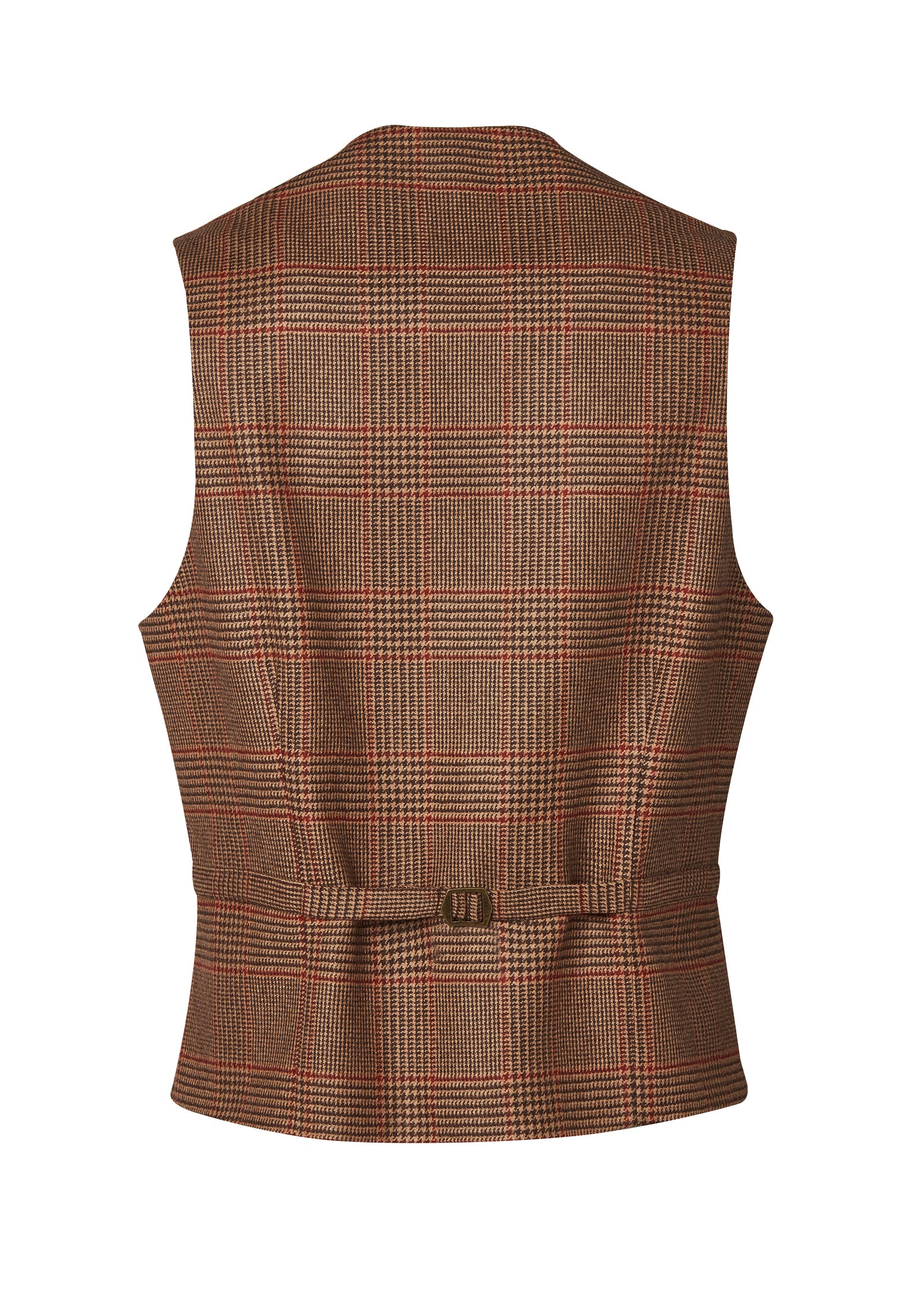 St James Waistcoat (Clarence Check Merlot) - Image 9