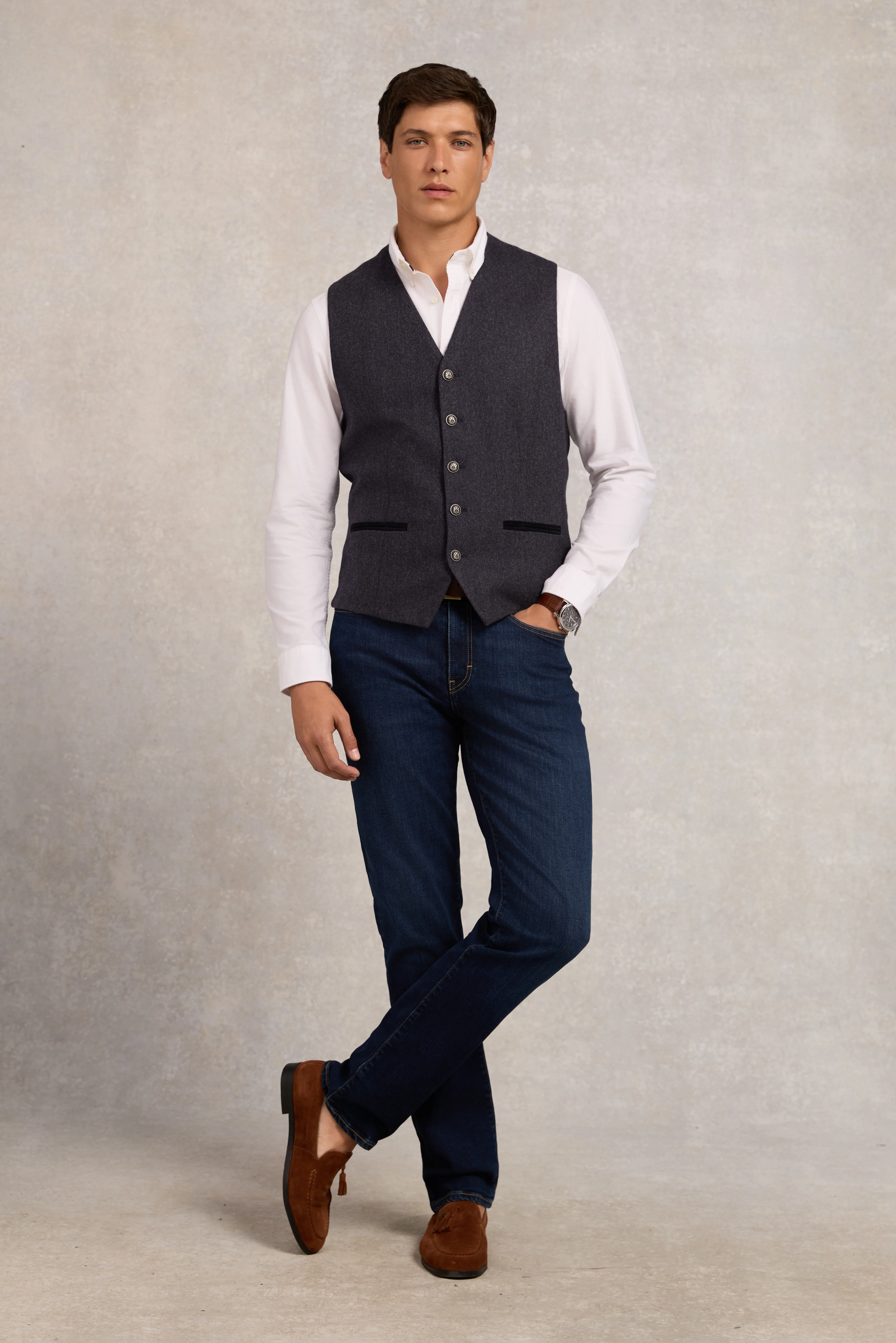 St James Waistcoat (Navy Duke) - Image 2