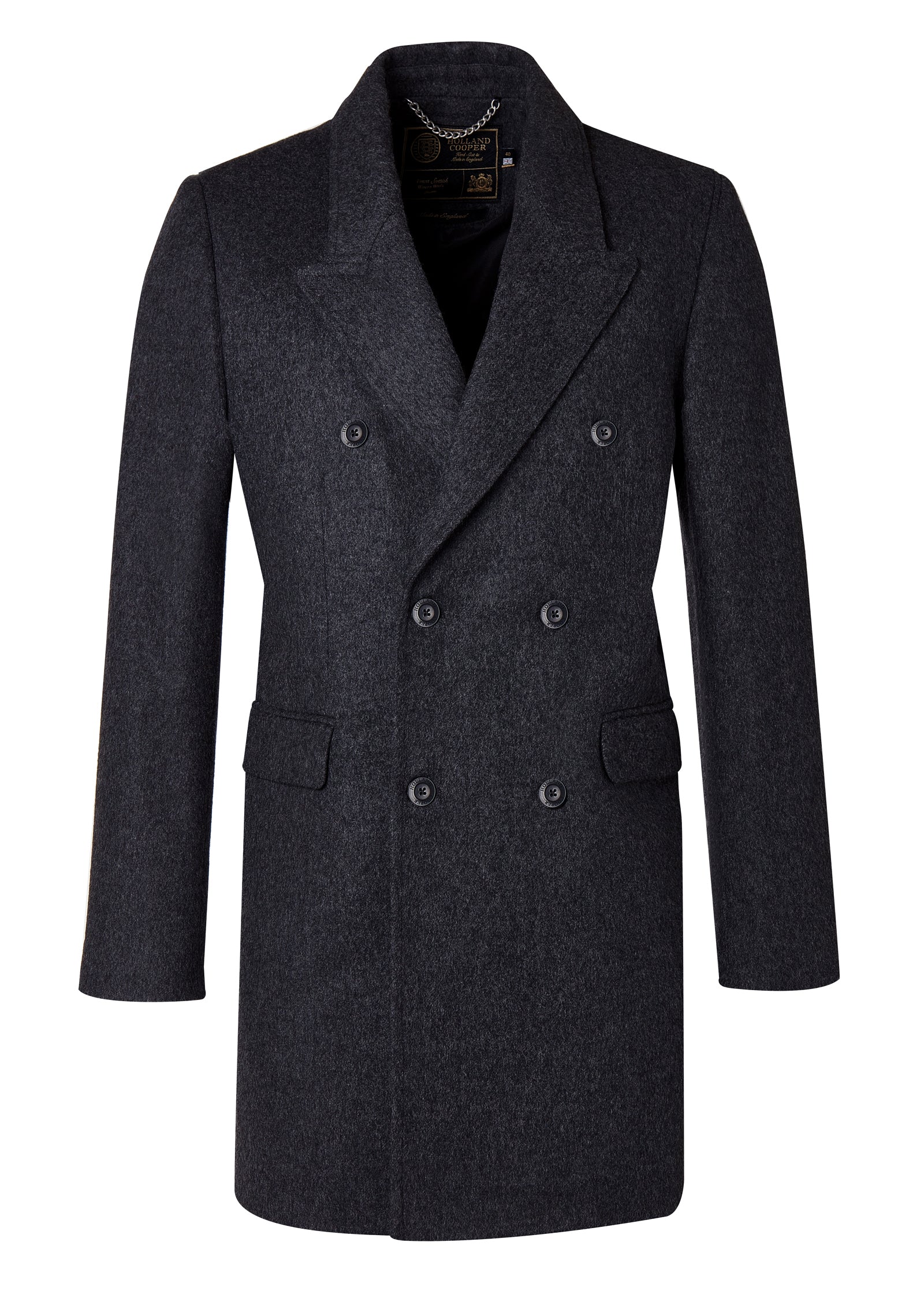 The Double Breasted Coat (Soft Graphite) - Image 4