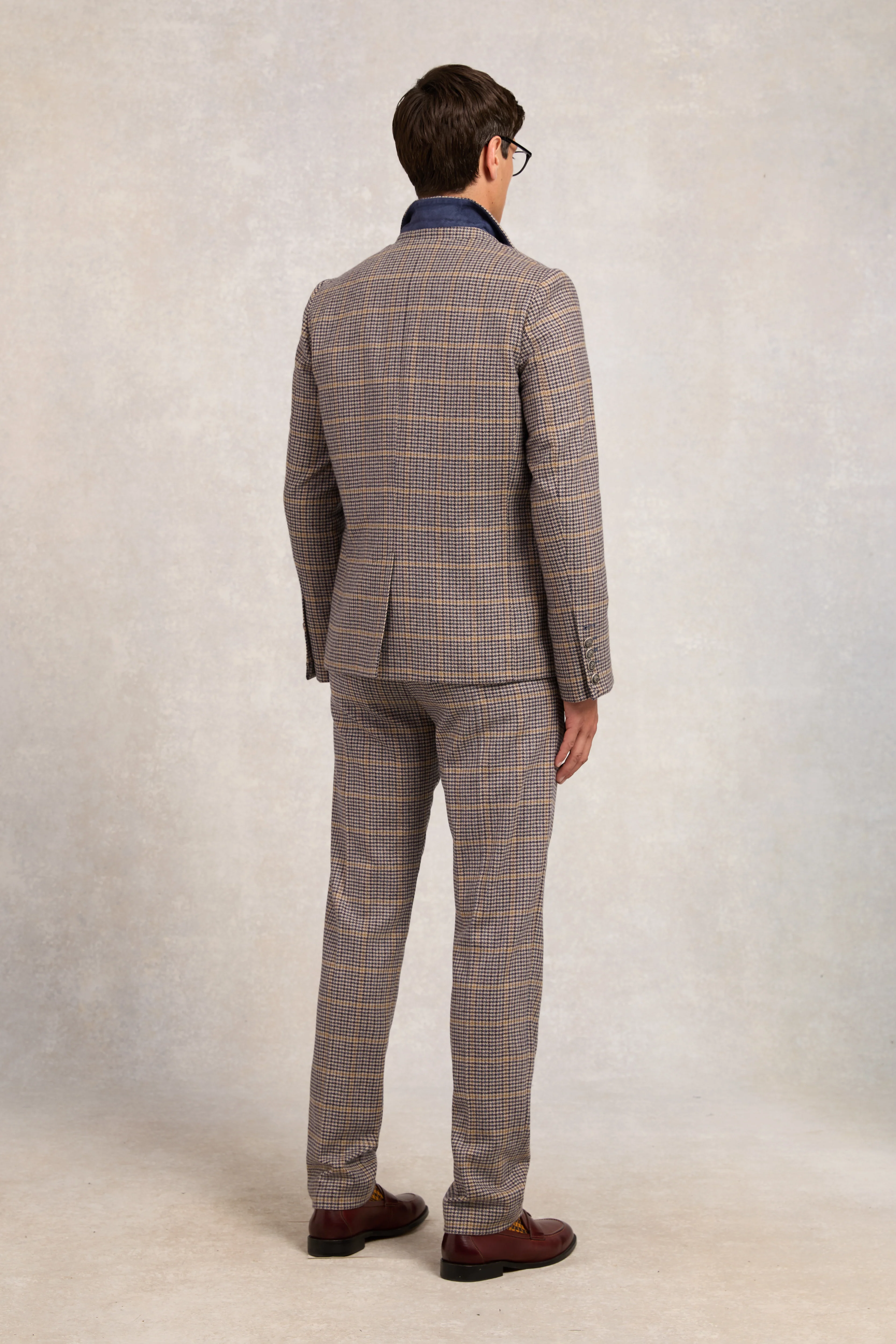 The Single Breasted Blazer (Prince of Wales Navy) - Image 6