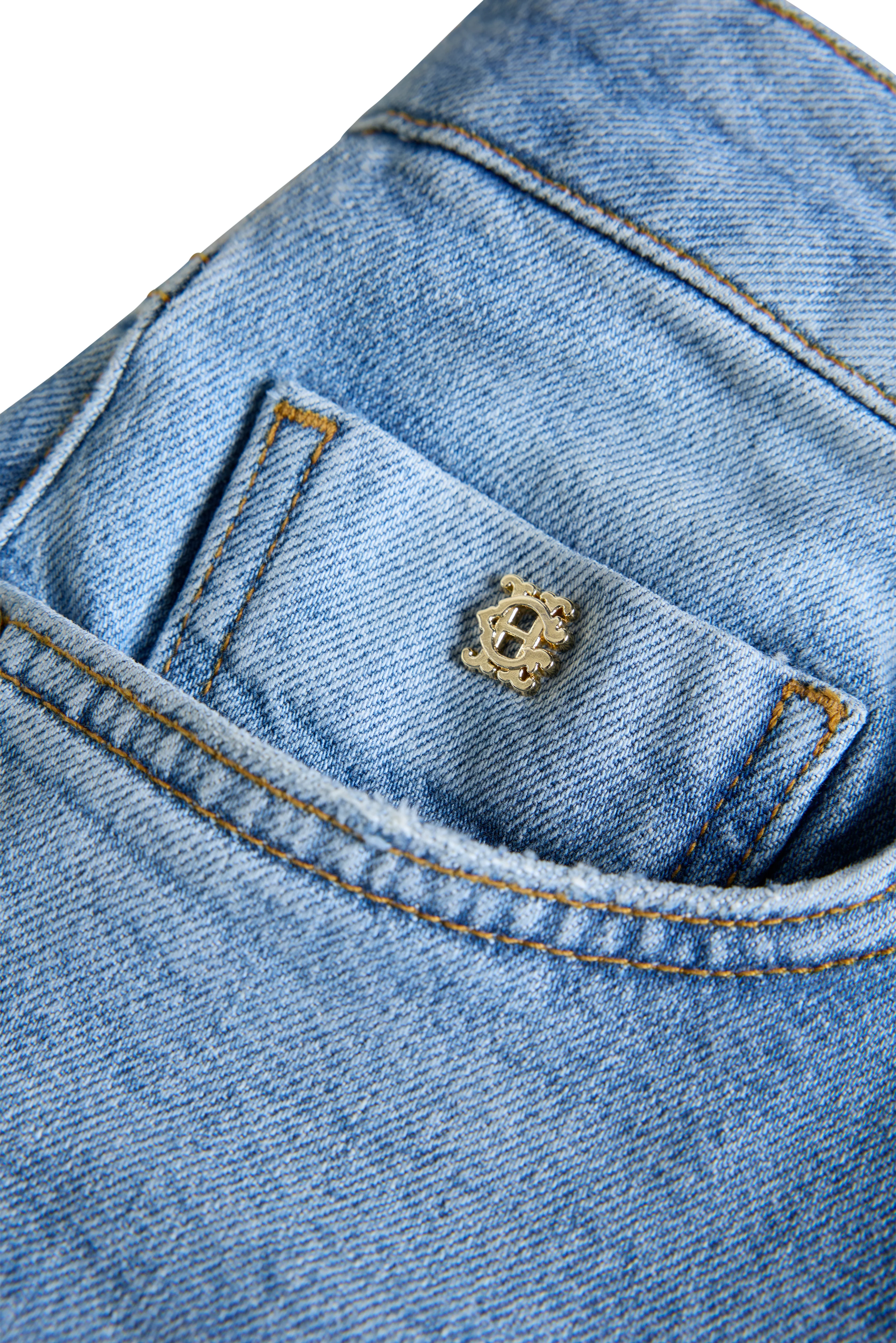 Mid Rise Straight Cropped Jean (Vintage Denim) - Image 7