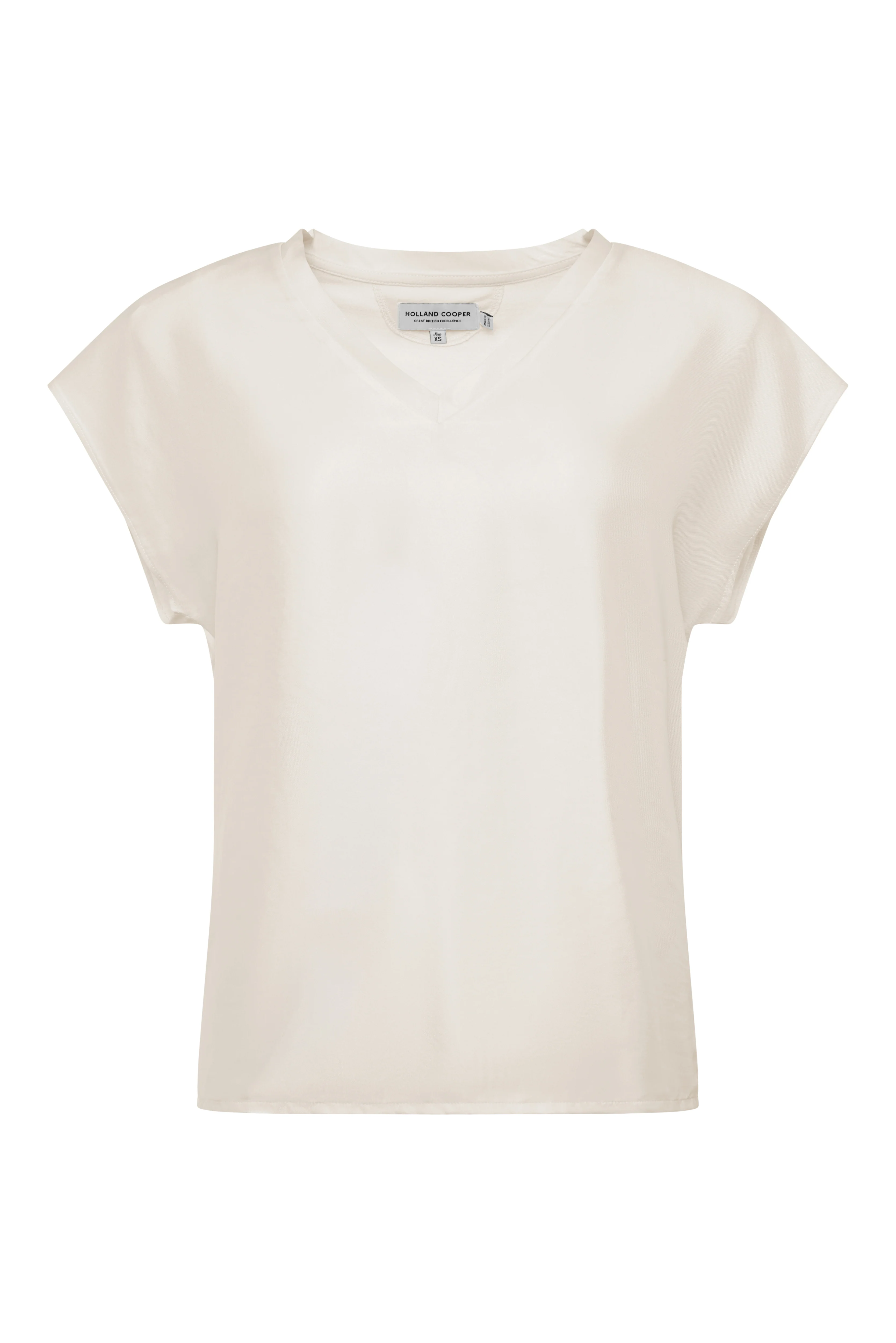 Mila V Neck Top (Natural) - Image 6