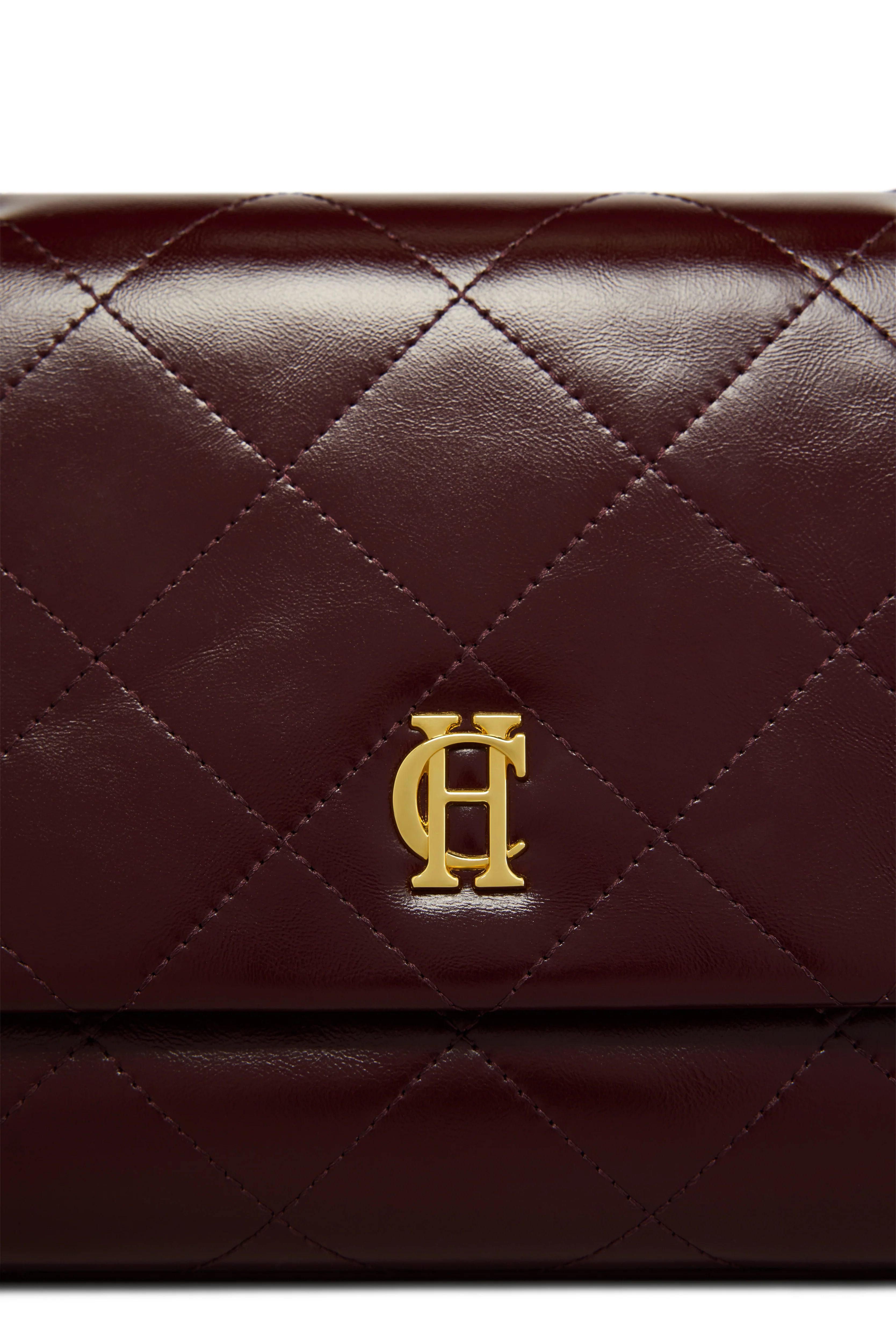 Milan Midi Shoulder Bag (Oxblood) - Image 8